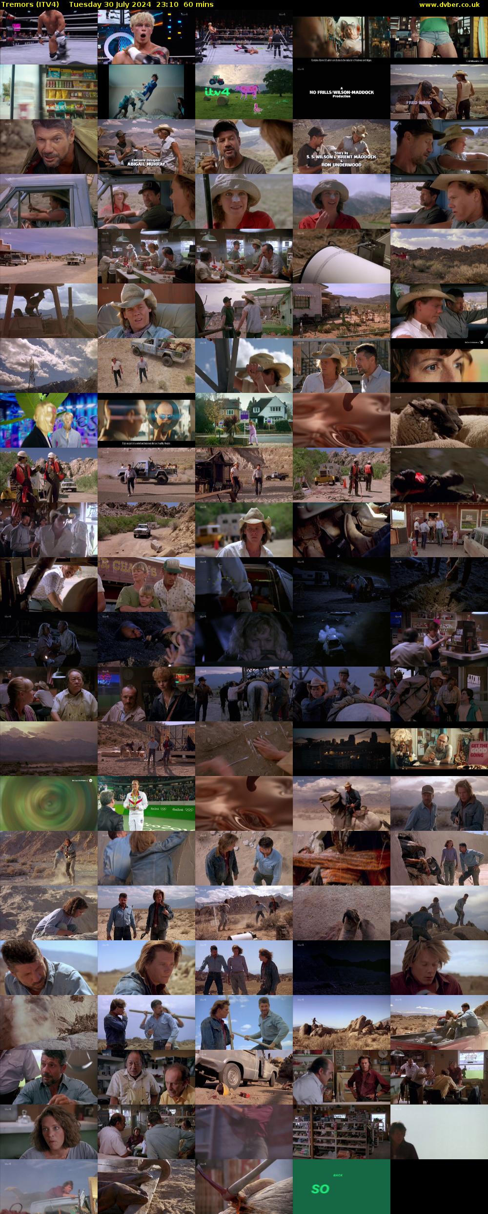 Tremors (ITV4) Tuesday 30 July 2024 23:10 - 00:10
