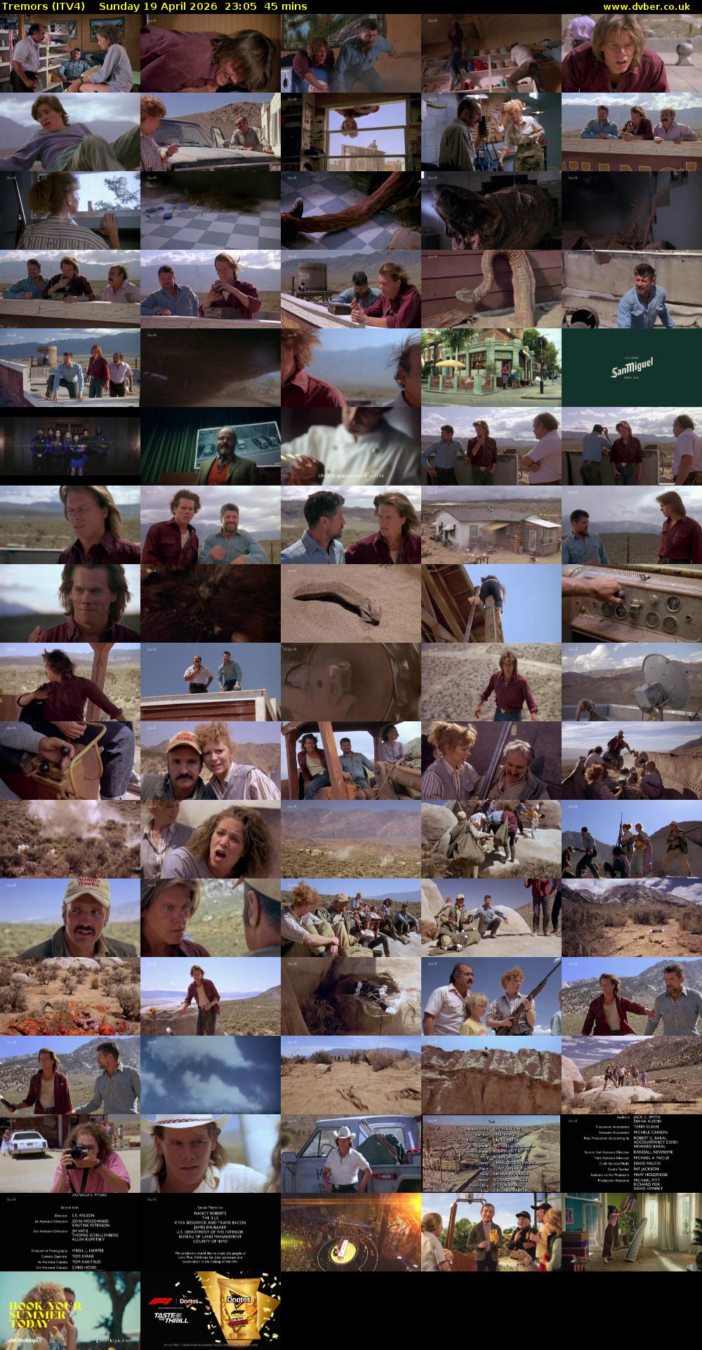 Tremors (ITV4) Sunday 19 April 2026 23:05 - 23:50
