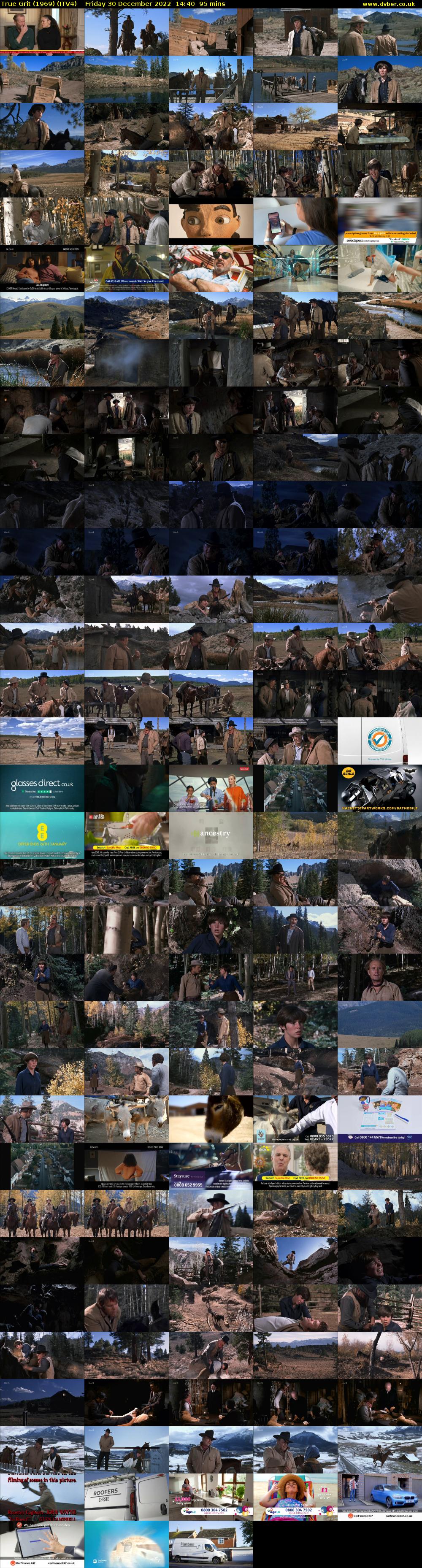 True Grit (1969) (ITV4) Friday 30 December 2022 14:40 - 16:15