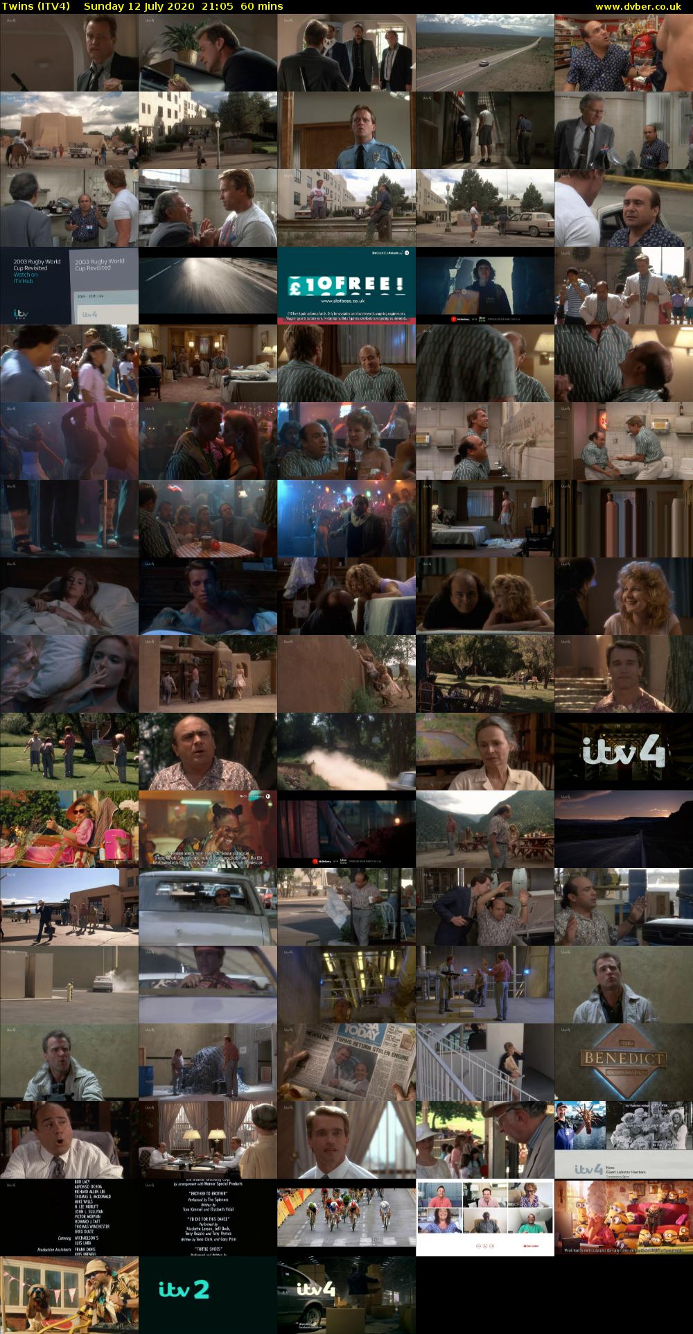 Twins (ITV4) Sunday 12 July 2020 21:05 - 22:05