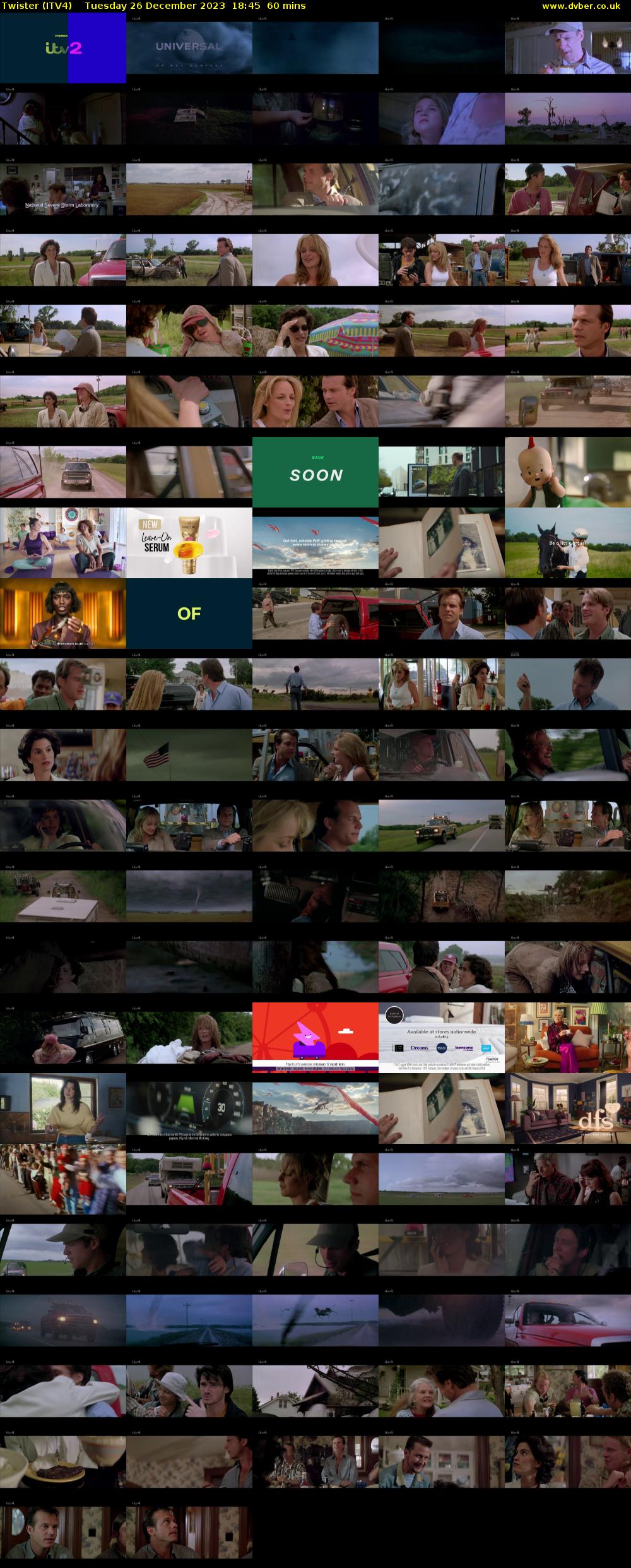 Twister (ITV4) Tuesday 26 December 2023 18:45 - 19:45