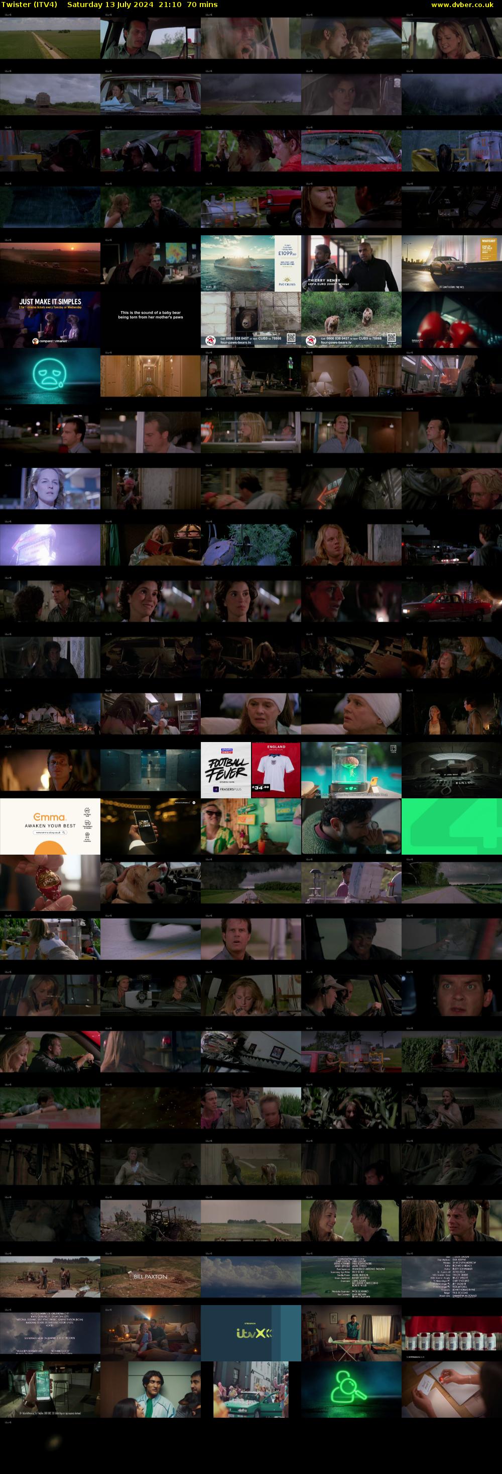 Twister (ITV4) Saturday 13 July 2024 21:10 - 22:20