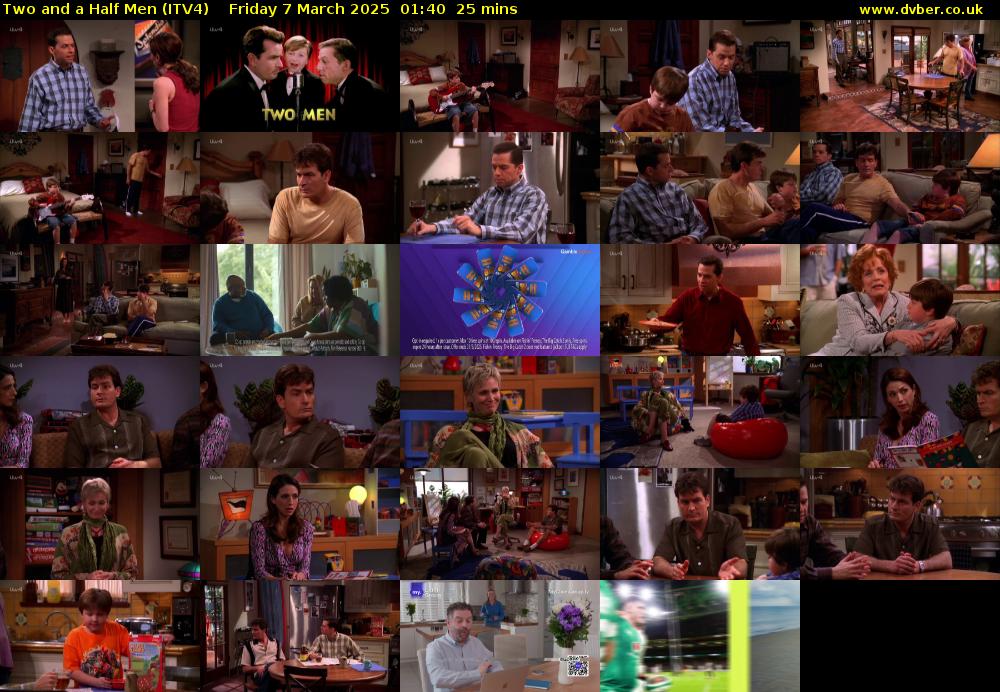 Two and a Half Men (ITV4) Friday 7 March 2025 01:40 - 02:05