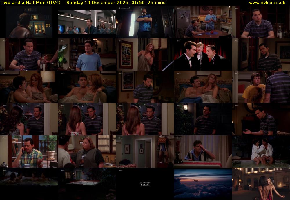 Two and a Half Men (ITV4) Sunday 14 December 2025 01:50 - 02:15