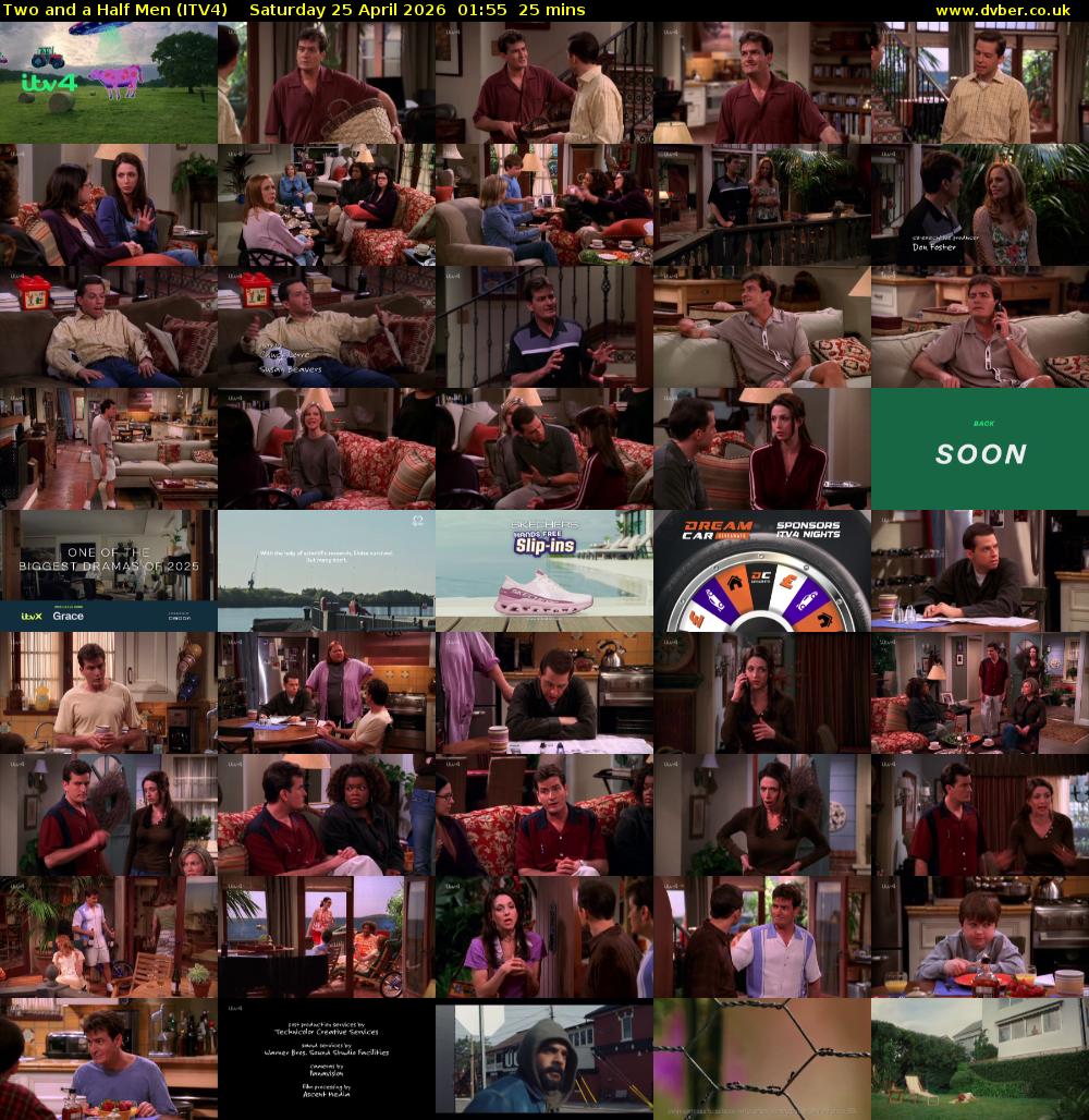 Two and a Half Men (ITV4) Saturday 25 April 2026 01:55 - 02:20
