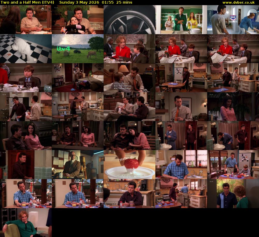 Two and a Half Men (ITV4) Sunday 3 May 2026 01:55 - 02:20
