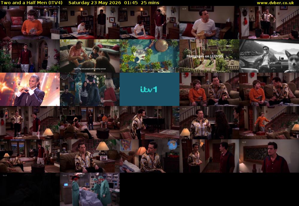 Two and a Half Men (ITV4) Saturday 23 May 2026 01:45 - 02:10