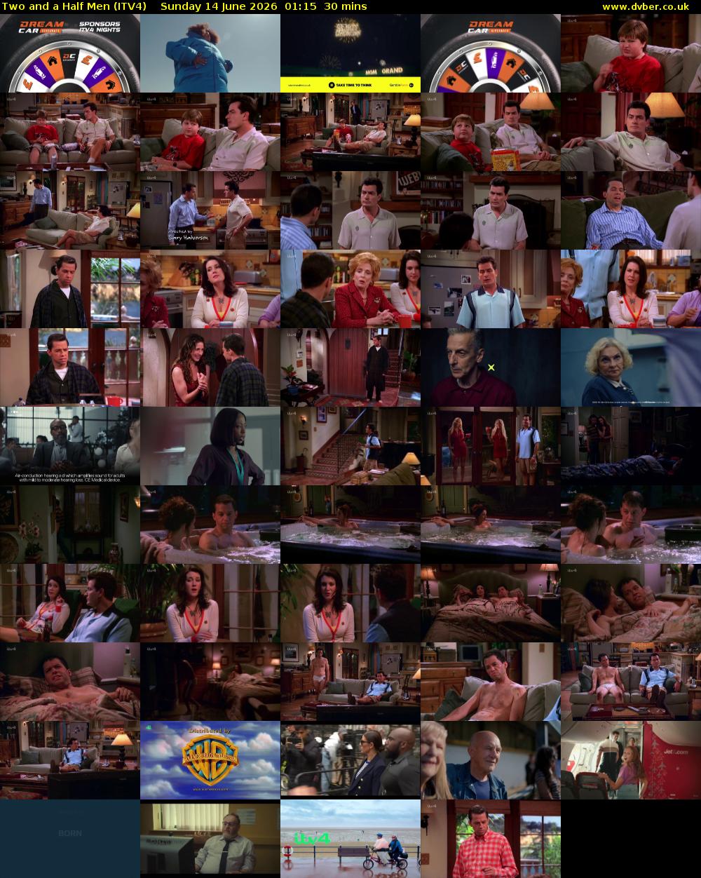 Two and a Half Men (ITV4) Sunday 14 June 2026 01:15 - 01:45