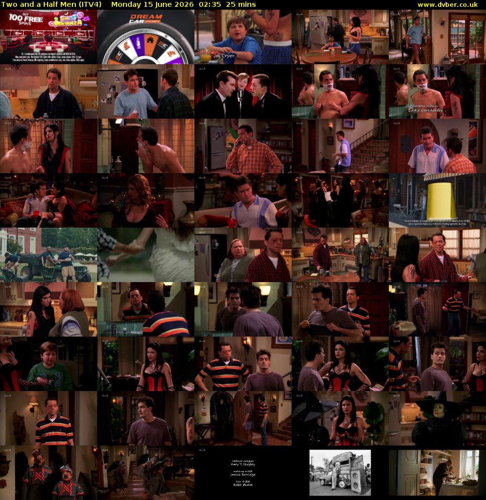 Two and a Half Men (ITV4) Monday 15 June 2026 02:35 - 03:00