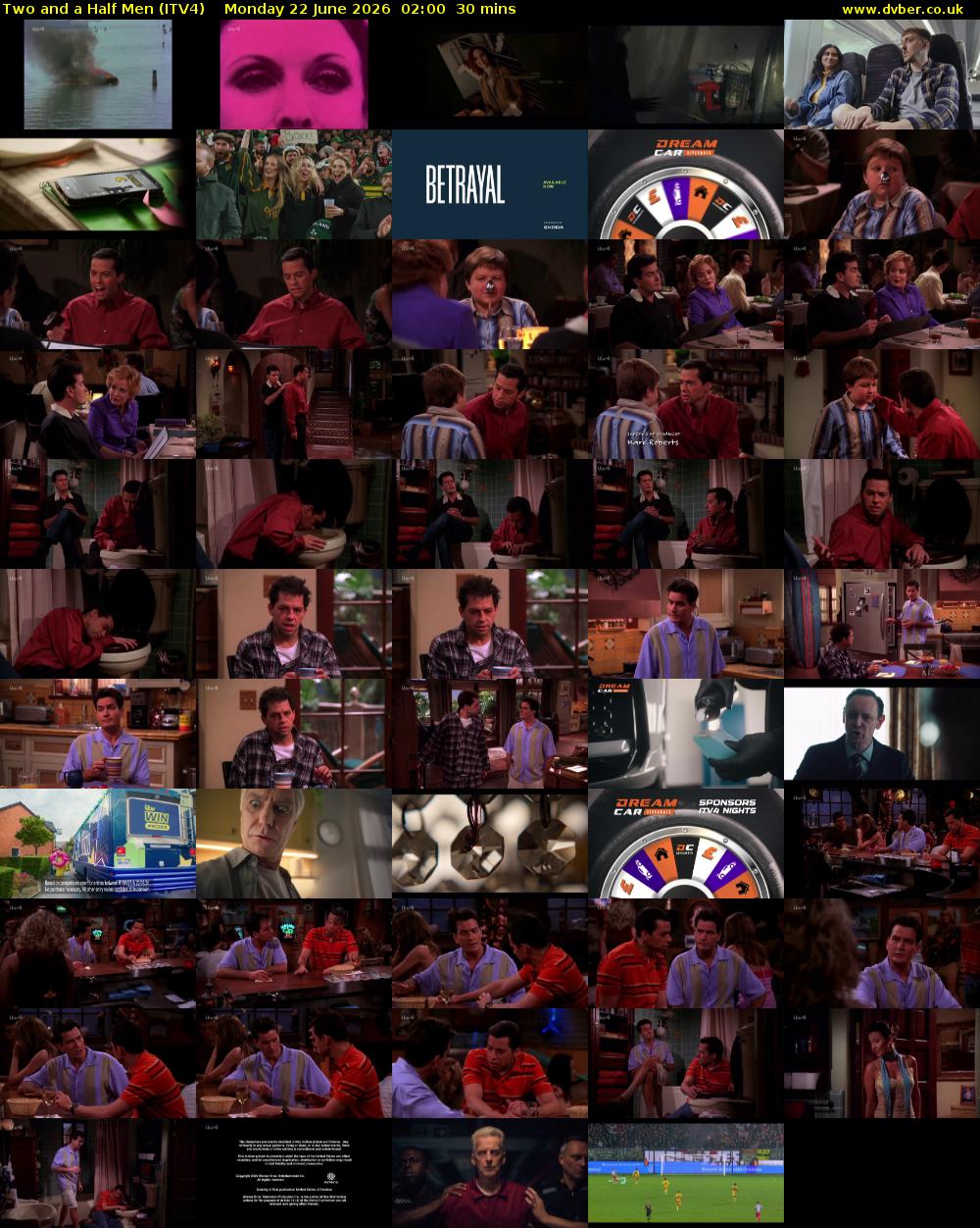 Two and a Half Men (ITV4) Monday 22 June 2026 02:00 - 02:30