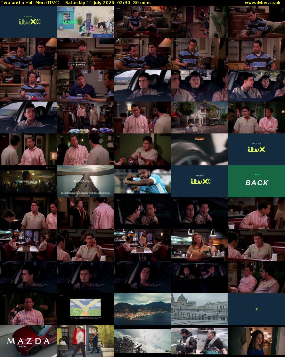 Two and a Half Men (ITV4) Saturday 11 July 2026 02:30 - 03:00