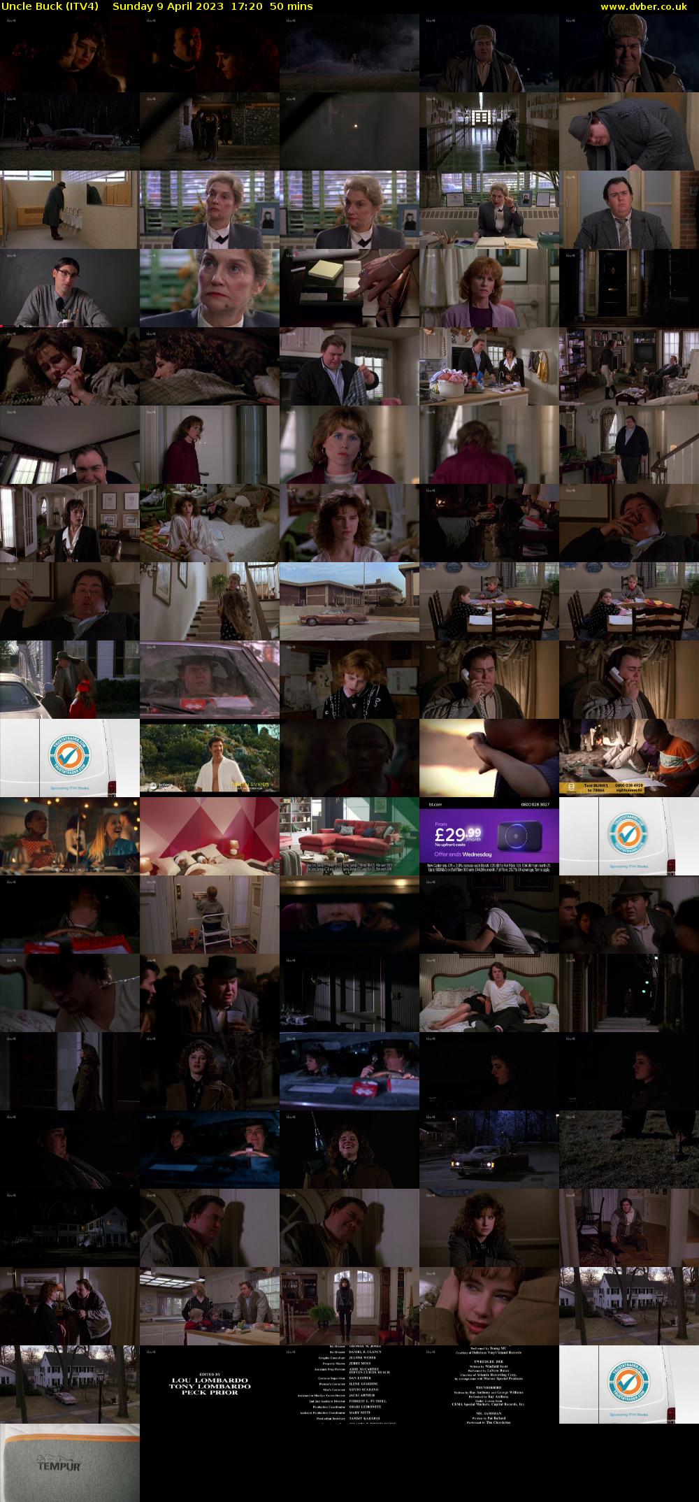 Uncle Buck (ITV4) Sunday 9 April 2023 17:20 - 18:10