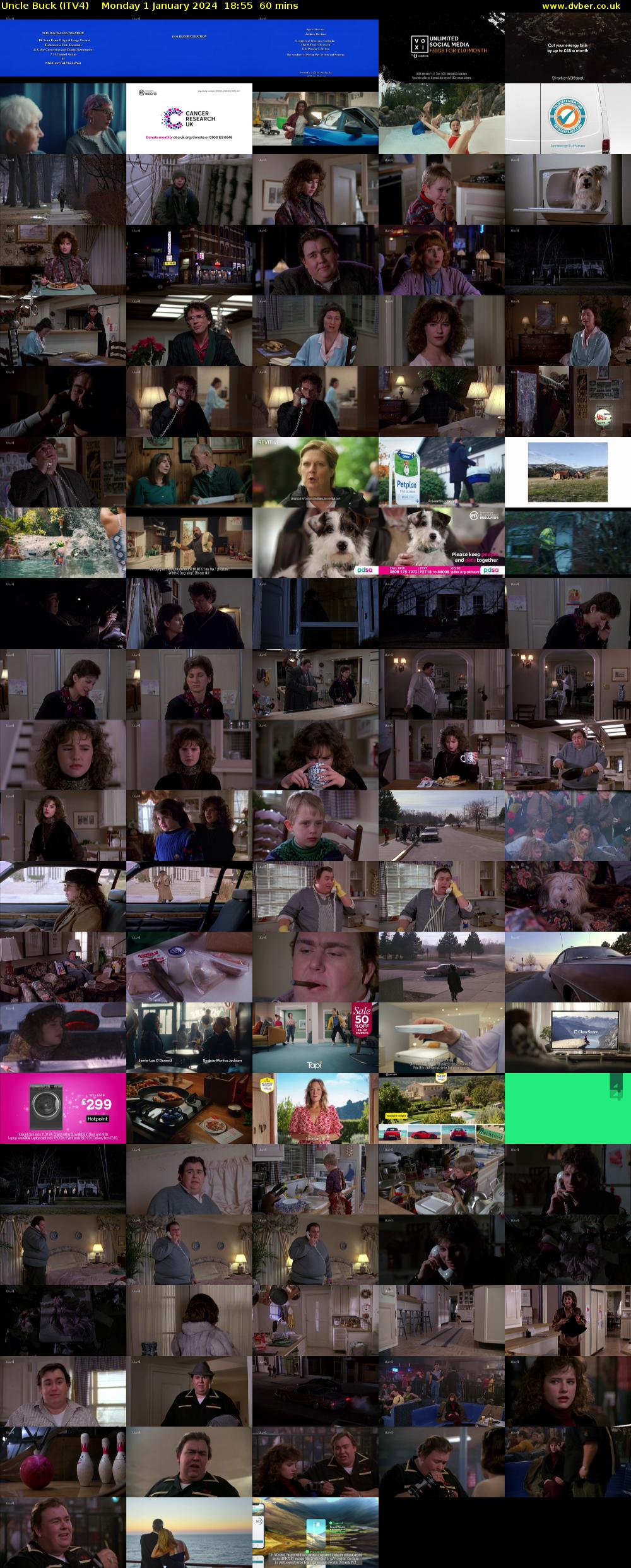 Uncle Buck (ITV4) Monday 1 January 2024 18:55 - 19:55