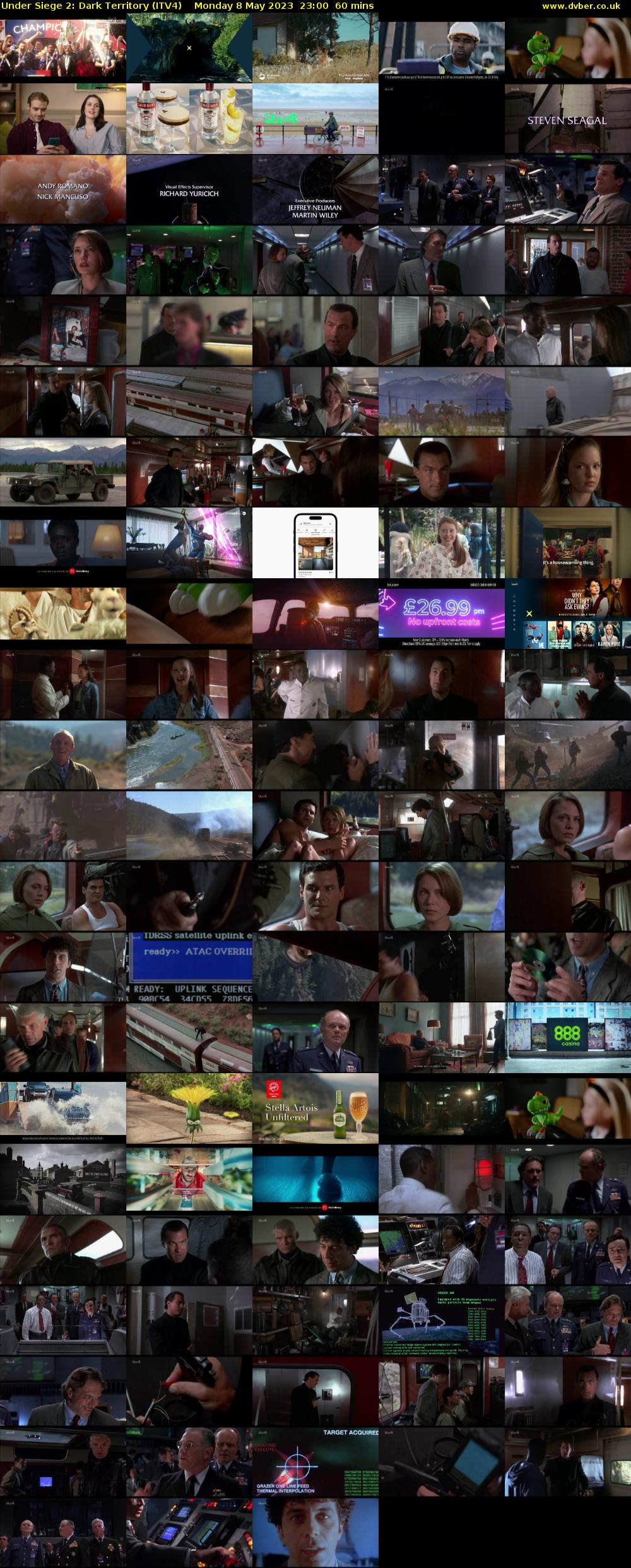 Under Siege 2: Dark Territory (ITV4) Monday 8 May 2023 23:00 - 00:00