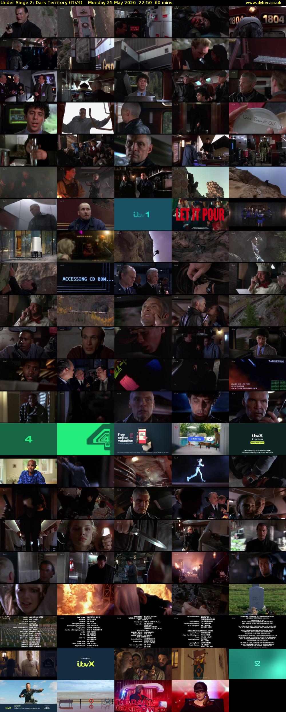 Under Siege 2: Dark Territory (ITV4) Monday 22 May 2026 22:50 - 23:50