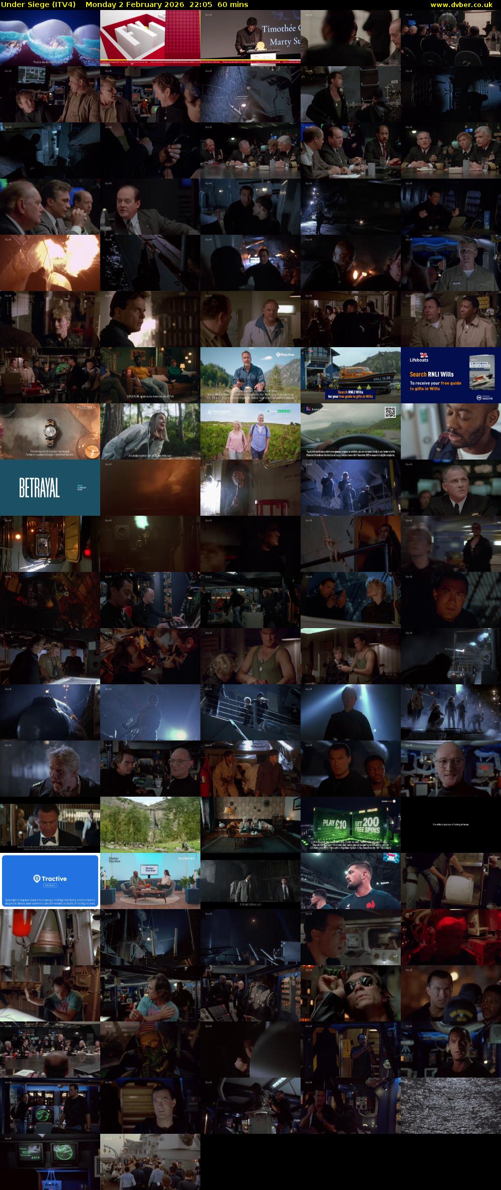 Under Siege (ITV4) Monday 2 February 2026 22:05 - 23:05