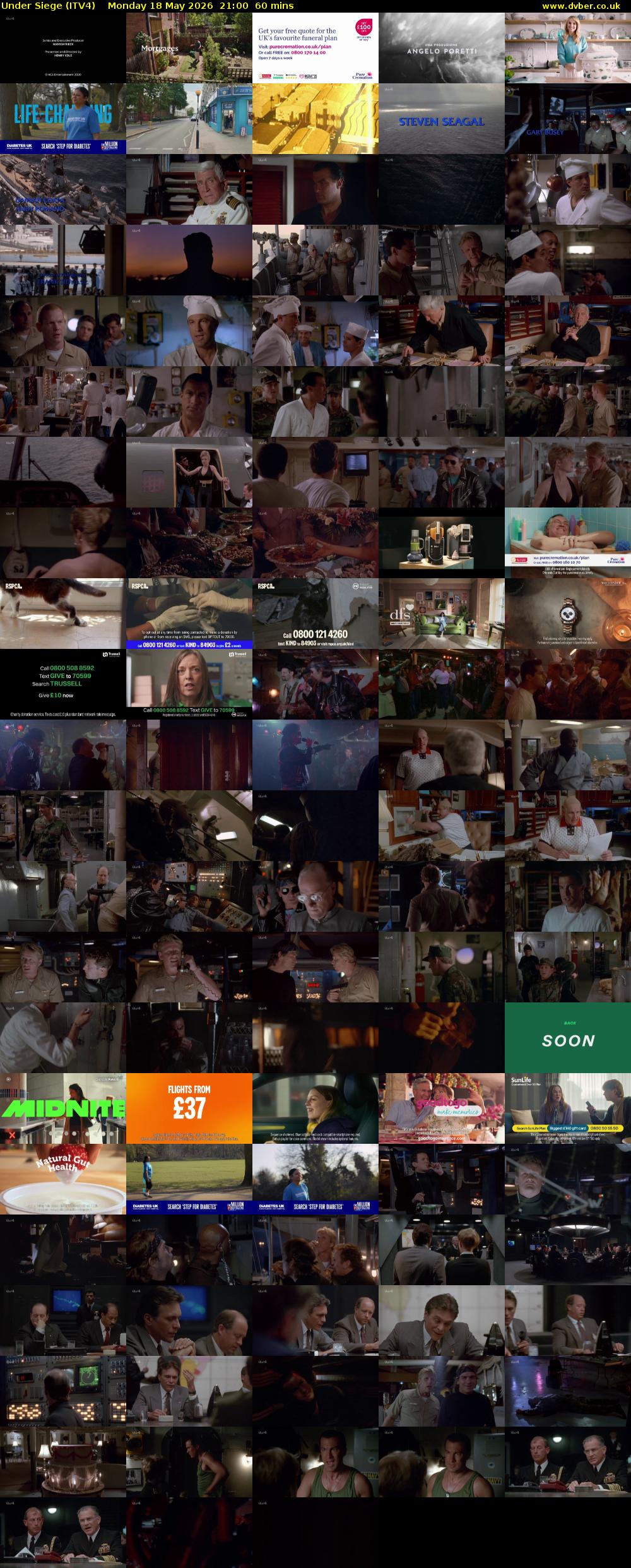 Under Siege (ITV4) Monday 18 May 2026 21:00 - 22:00