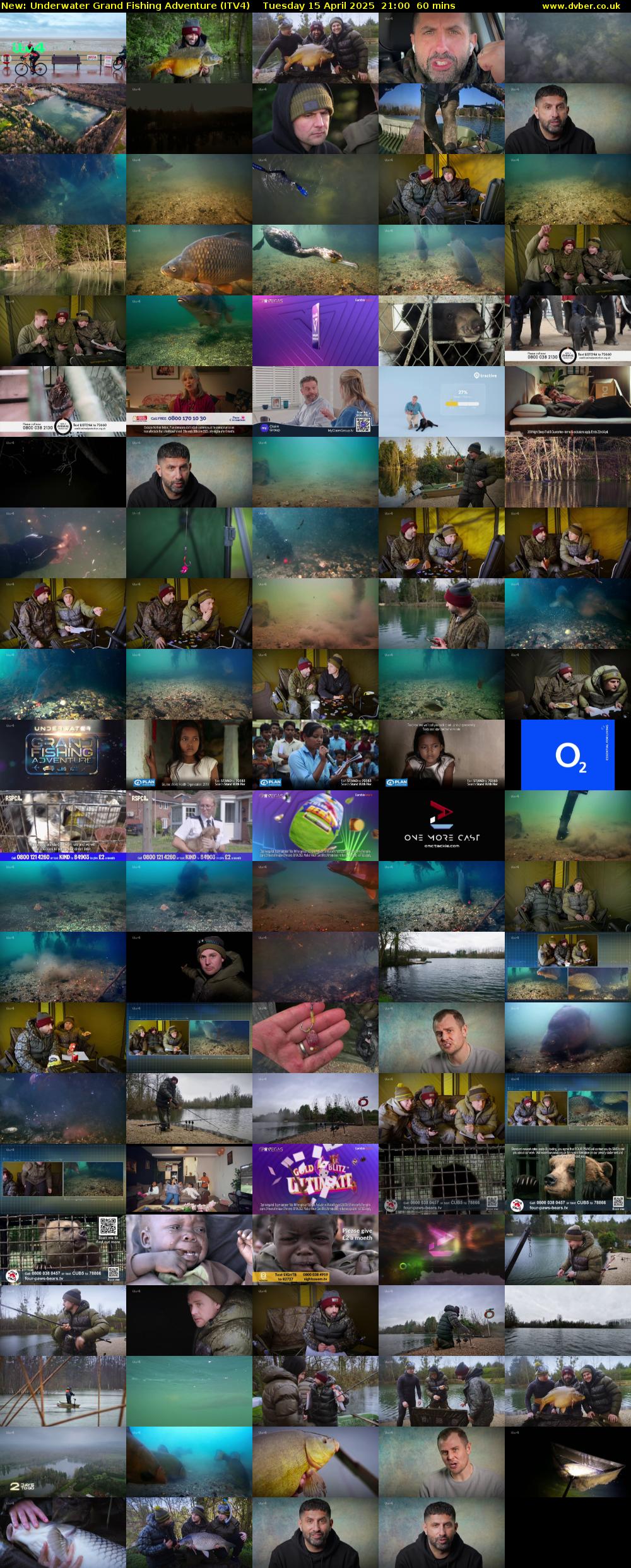 Underwater Grand Fishing Adventure (ITV4) Tuesday 15 April 2025 21:00 - 22:00