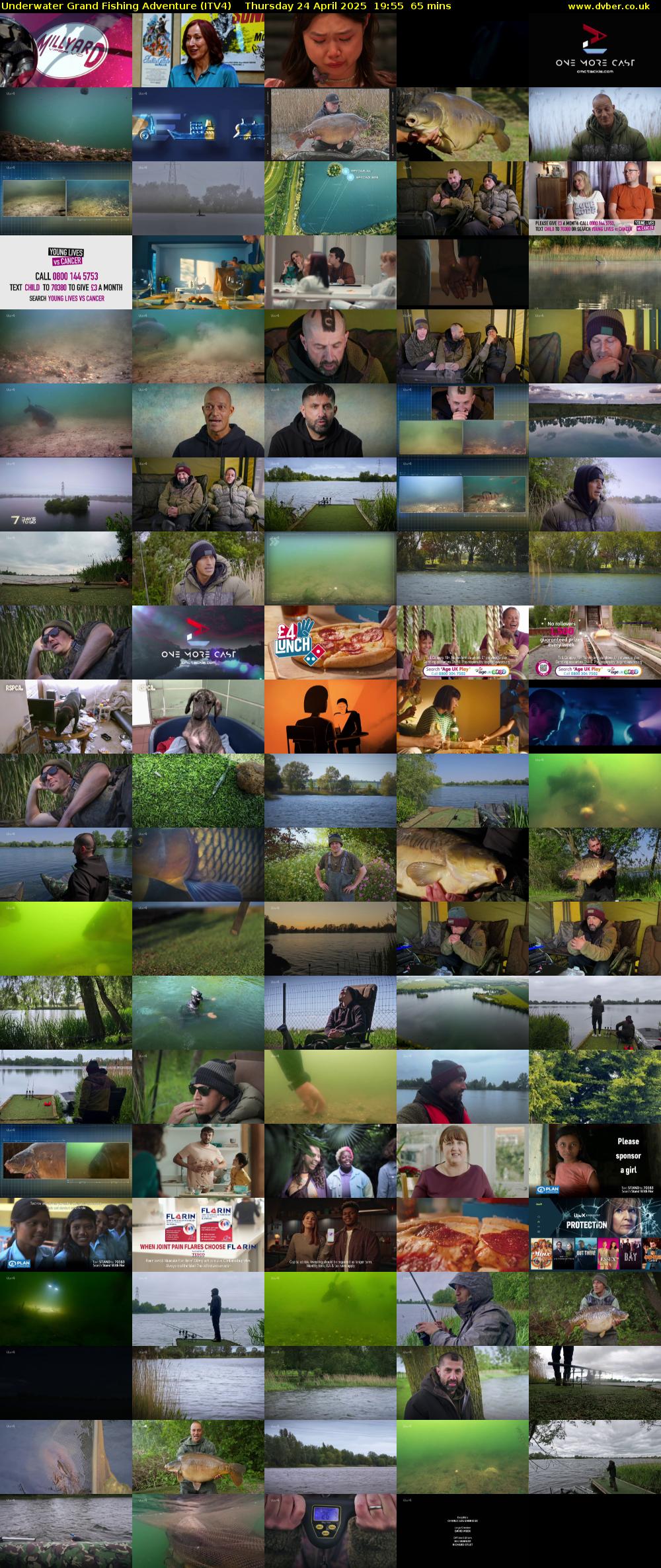 Underwater Grand Fishing Adventure (ITV4) Thursday 24 April 2025 19:55 - 21:00