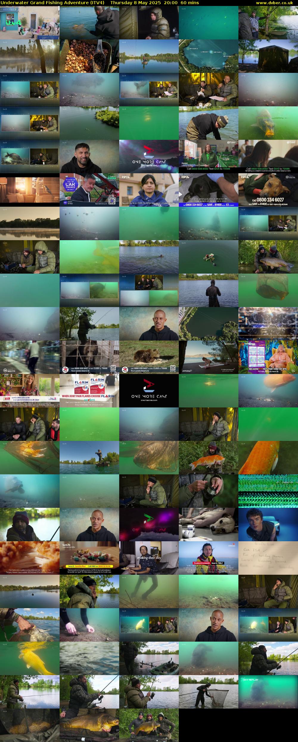 Underwater Grand Fishing Adventure (ITV4) Thursday 8 May 2025 20:00 - 21:00
