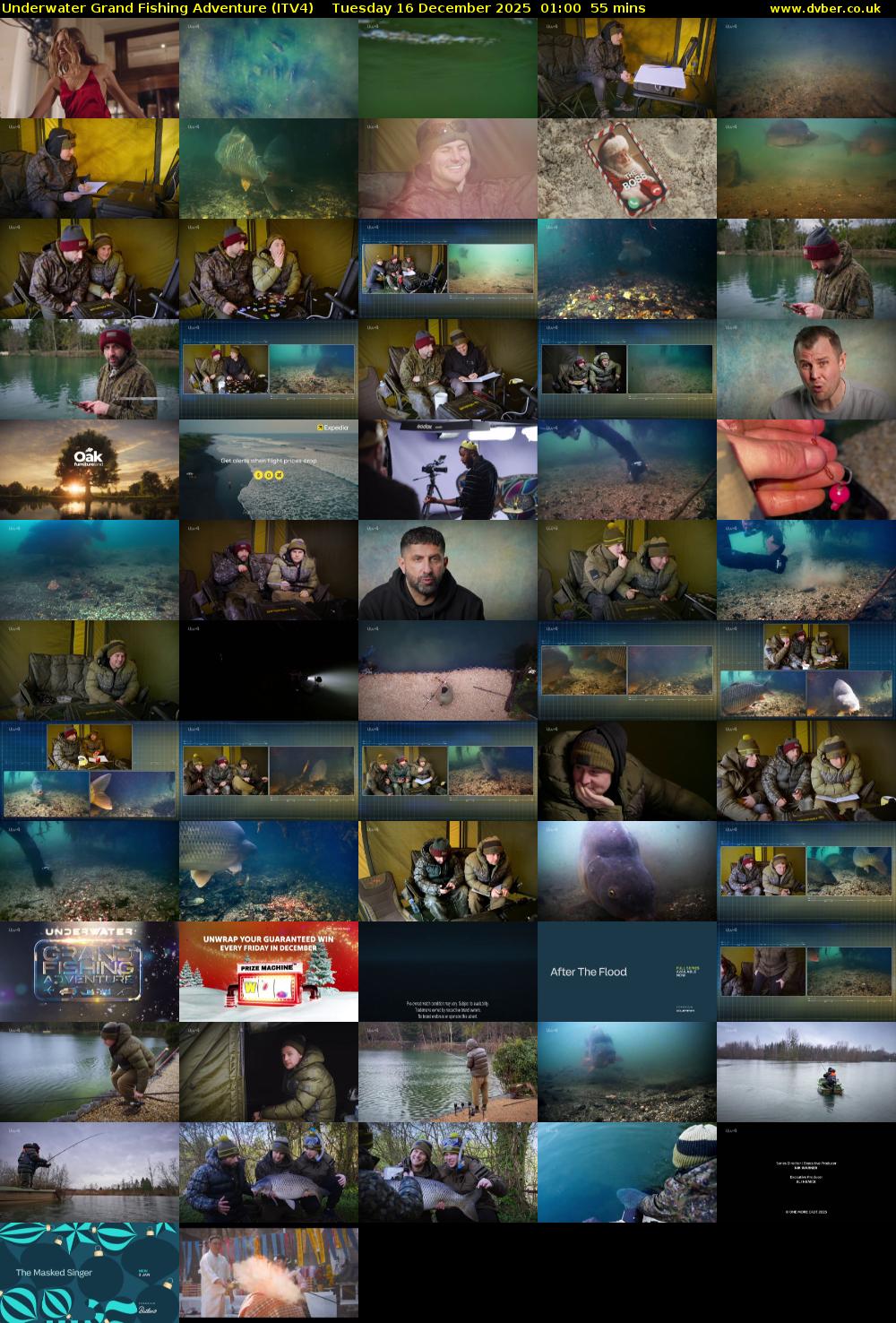 Underwater Grand Fishing Adventure (ITV4) Tuesday 16 December 2025 01:00 - 01:55