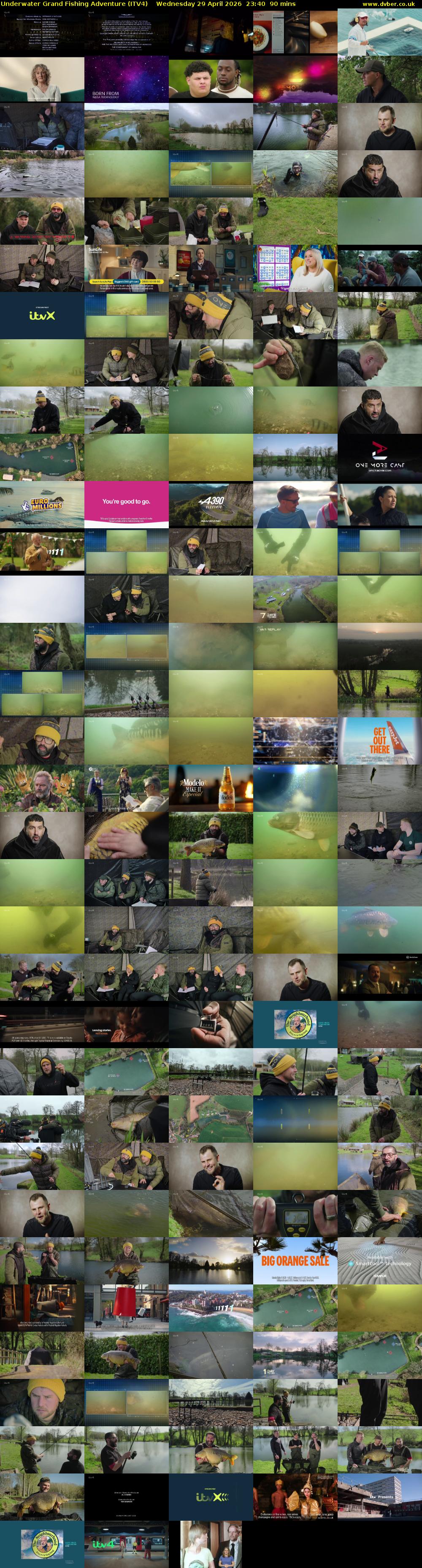 Underwater Grand Fishing Adventure (ITV4) Wednesday 29 April 2026 23:40 - 01:10