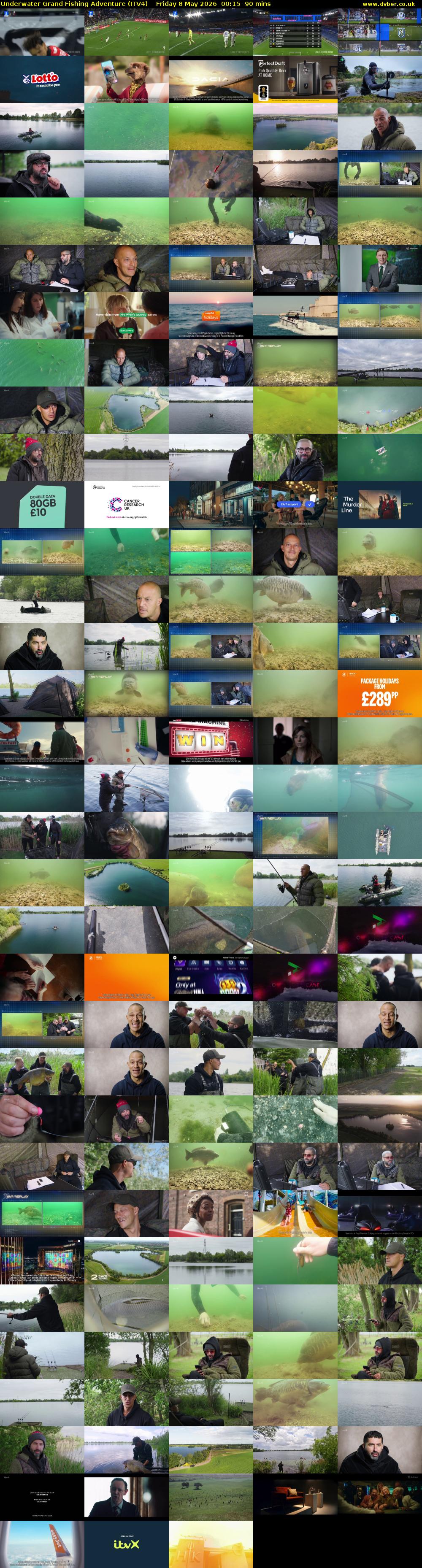 Underwater Grand Fishing Adventure (ITV4) Friday 8 May 2026 00:15 - 01:45