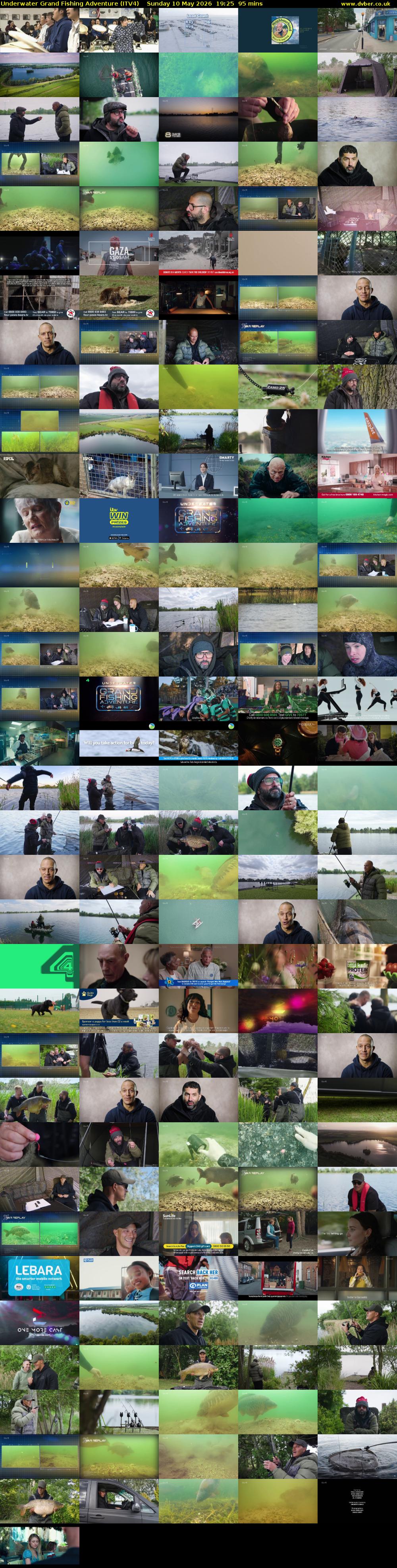 Underwater Grand Fishing Adventure (ITV4) Sunday 10 May 2026 19:25 - 21:00