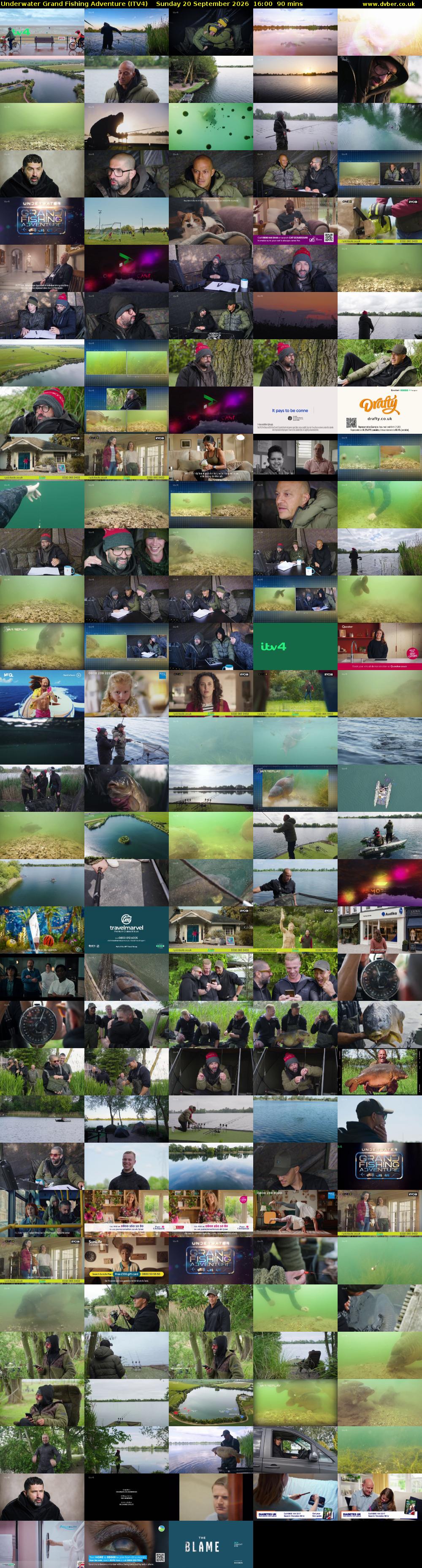 Underwater Grand Fishing Adventure (ITV4) Sunday 20 September 2026 16:00 - 17:30