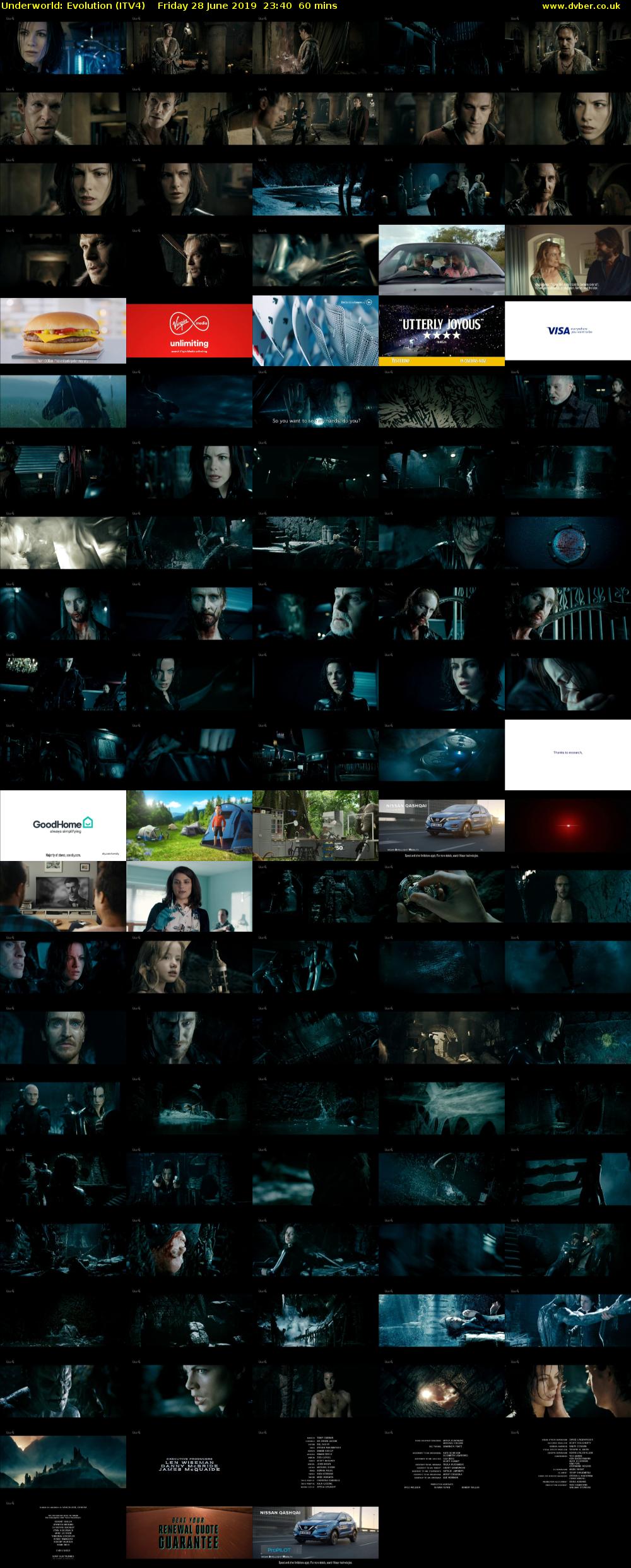 Underworld: Evolution (ITV4) Friday 28 June 2019 23:40 - 00:40