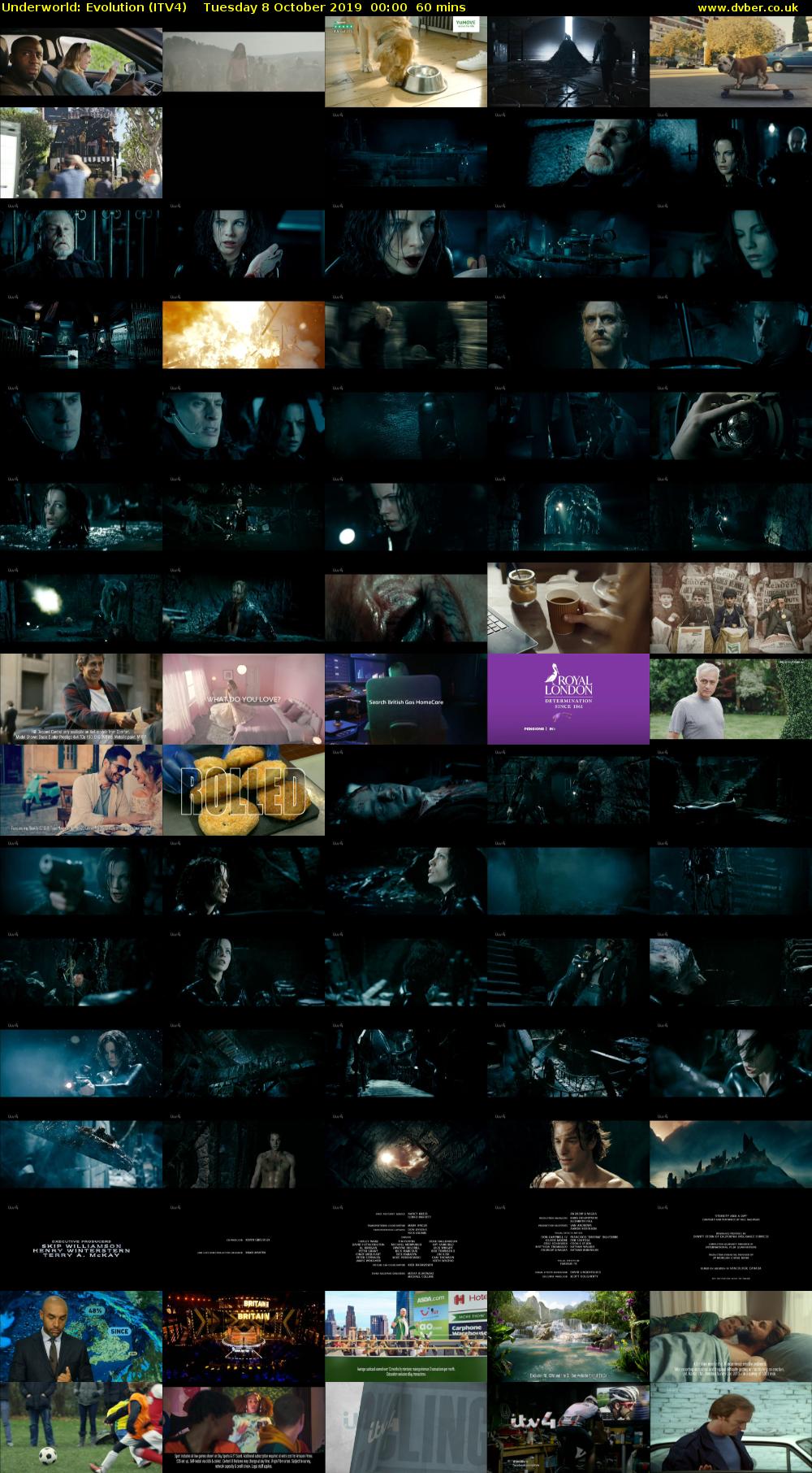Underworld: Evolution (ITV4) Tuesday 8 October 2019 00:00 - 01:00