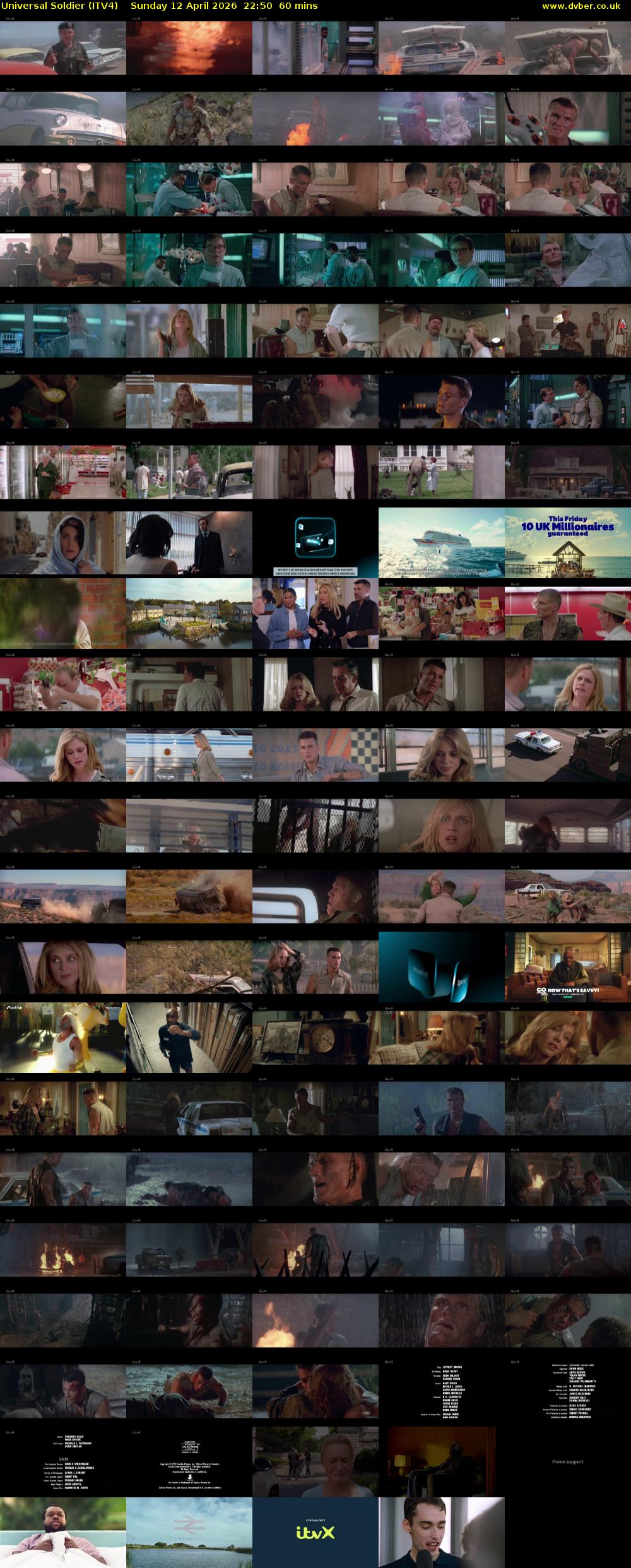 Universal Soldier (ITV4) Sunday 12 April 2026 22:50 - 23:50