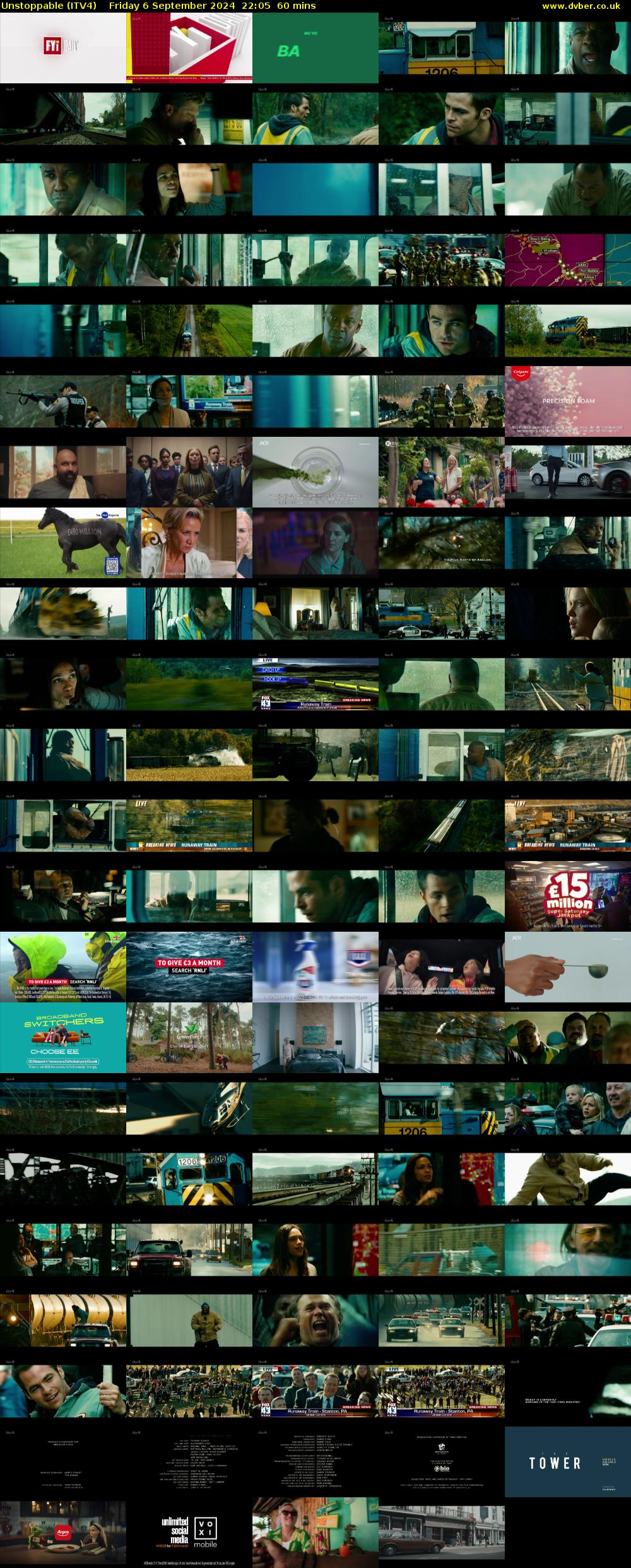 Unstoppable (ITV4) Friday 6 September 2024 22:05 - 23:05