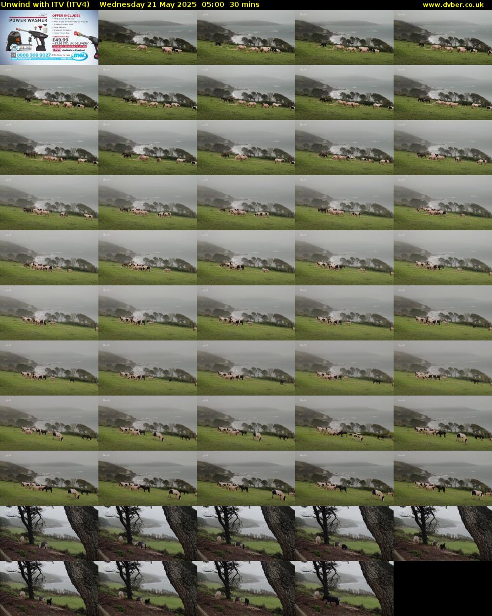 Unwind With ITV (ITV4) Wednesday 21 May 2025 05:00 - 05:30