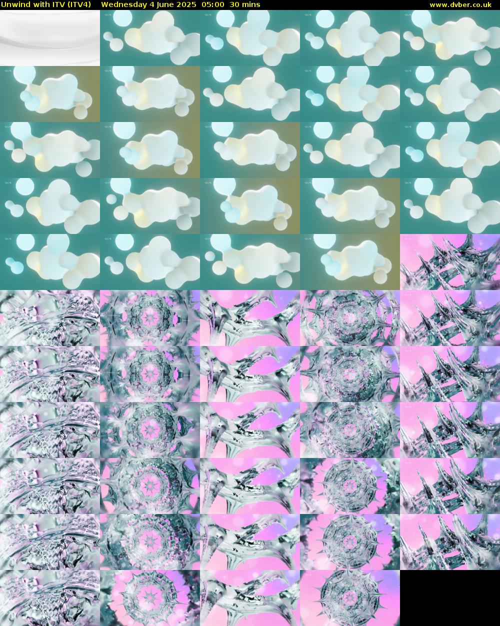 Unwind With ITV (ITV4) Wednesday 4 June 2025 05:00 - 05:30