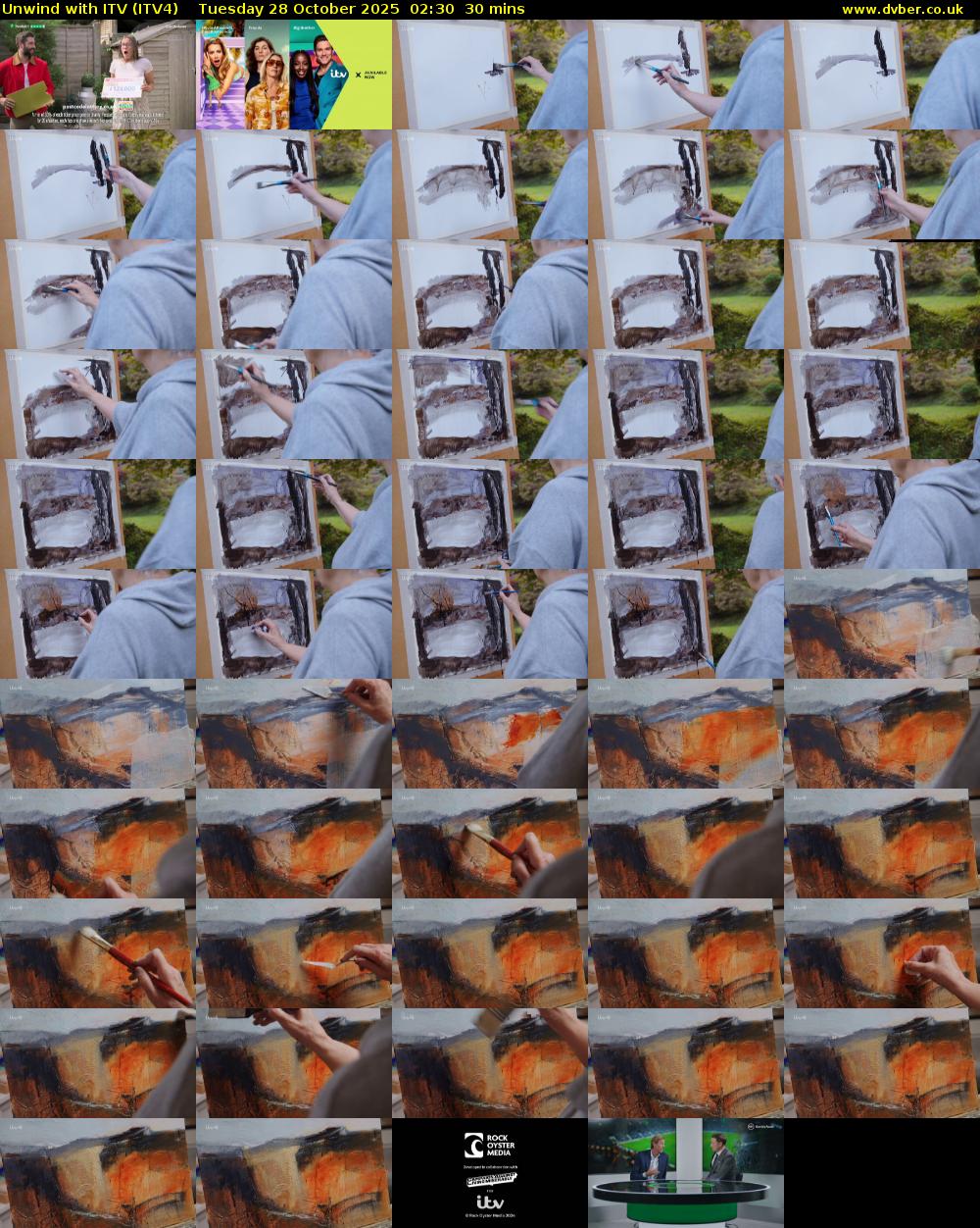 Unwind With ITV (ITV4) Tuesday 28 October 2025 02:30 - 03:00