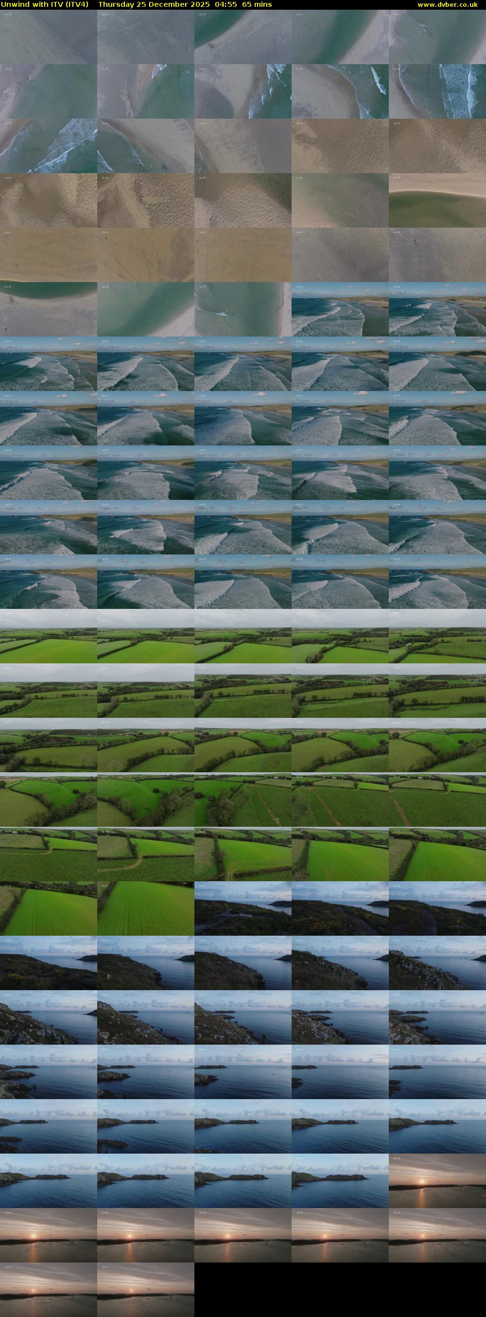 Unwind With ITV (ITV4) Thursday 25 December 2025 04:55 - 06:00