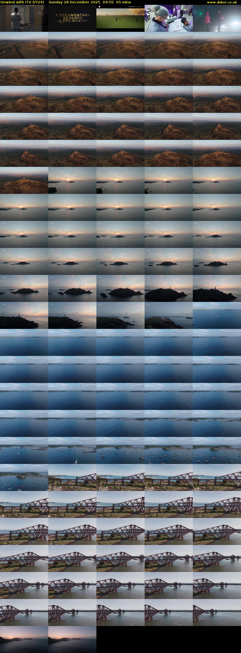 Unwind With ITV (ITV4) Sunday 28 December 2025 04:55 - 06:00
