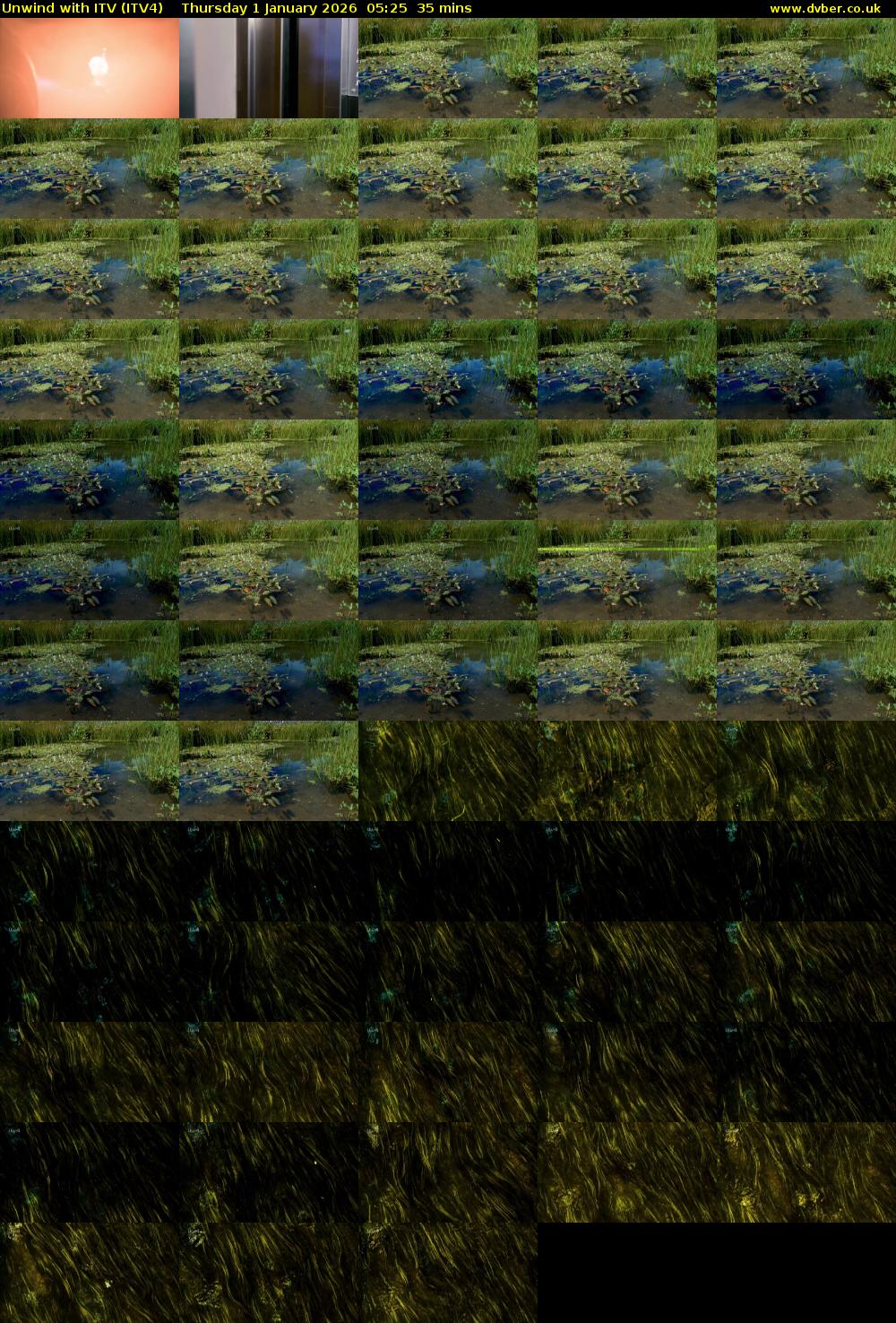 Unwind With ITV (ITV4) Thursday 1 January 2026 05:25 - 06:00