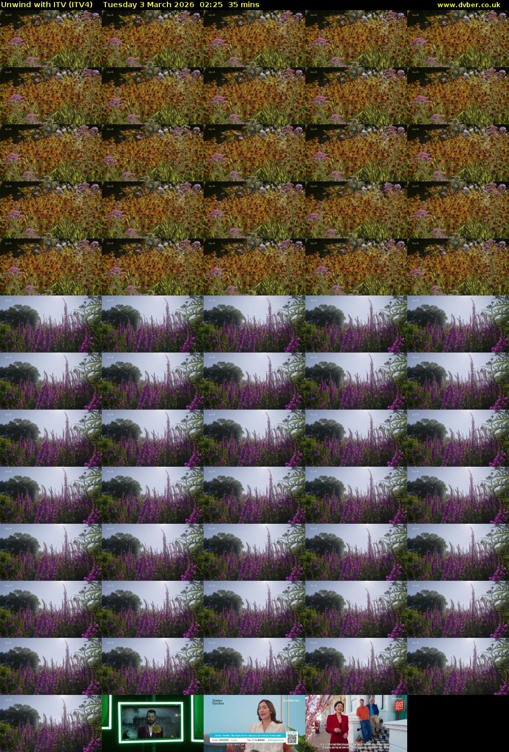 Unwind With ITV (ITV4) Tuesday 3 March 2026 02:25 - 03:00