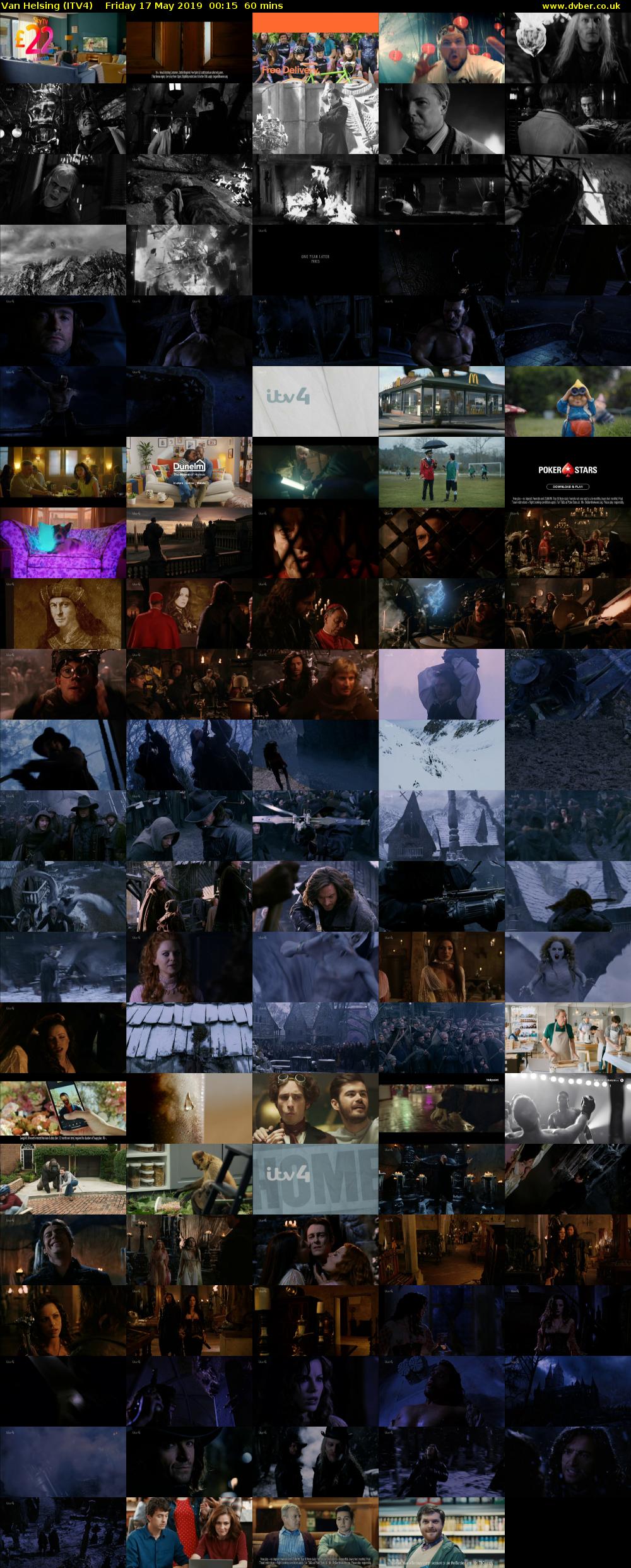 Van Helsing (ITV4) Friday 17 May 2019 00:15 - 01:15