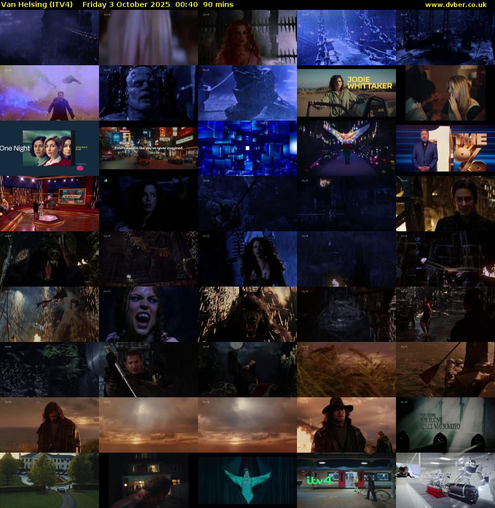 Van Helsing (ITV4) Friday 3 October 2025 00:40 - 02:10