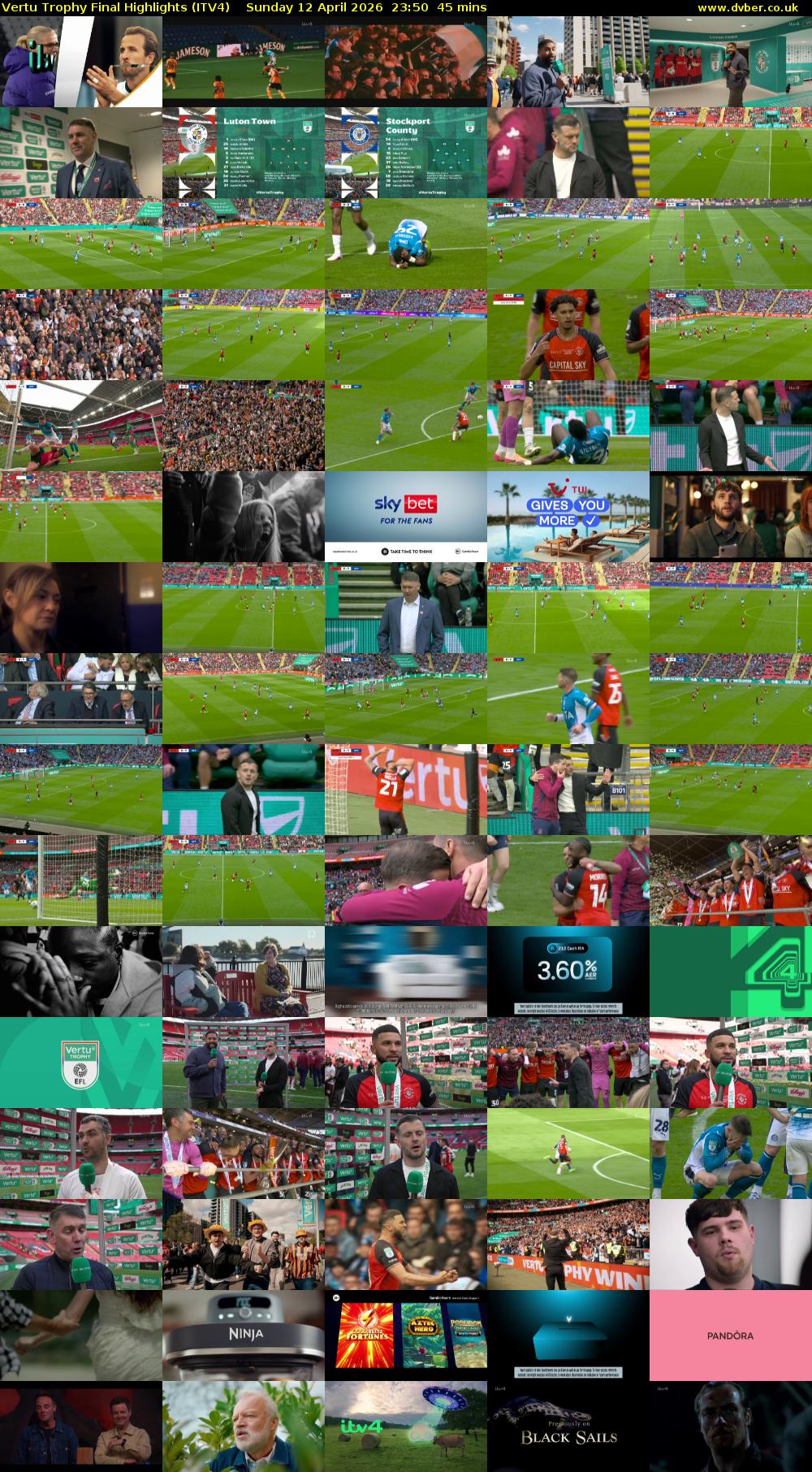 Vertu Trophy Final Highlights (ITV4) Sunday 12 April 2026 23:50 - 00:35