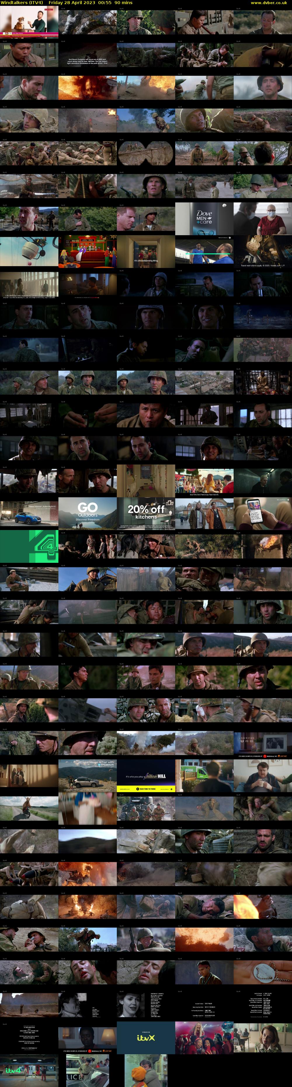 Windtalkers (ITV4) Friday 28 April 2023 00:55 - 02:25