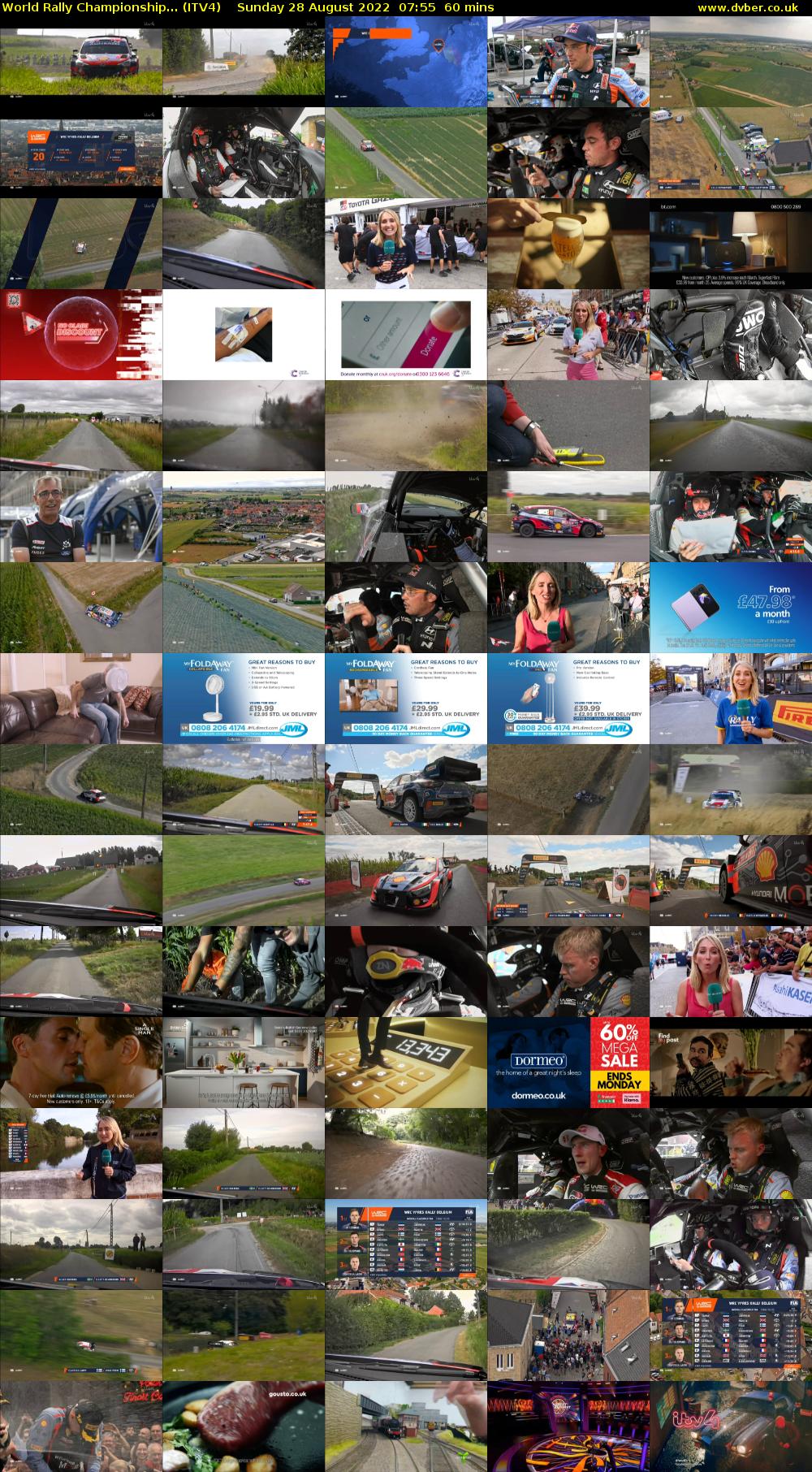 World Rally Championship... (ITV4) Sunday 28 August 2022 07:55 - 08:55
