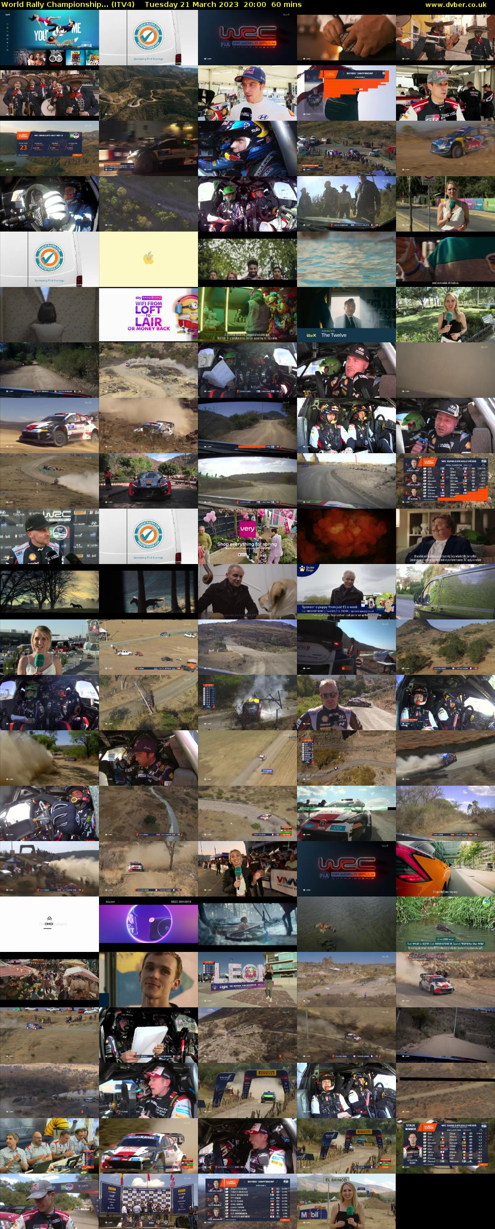 World Rally Championship... (ITV4) Tuesday 21 March 2023 20:00 - 21:00