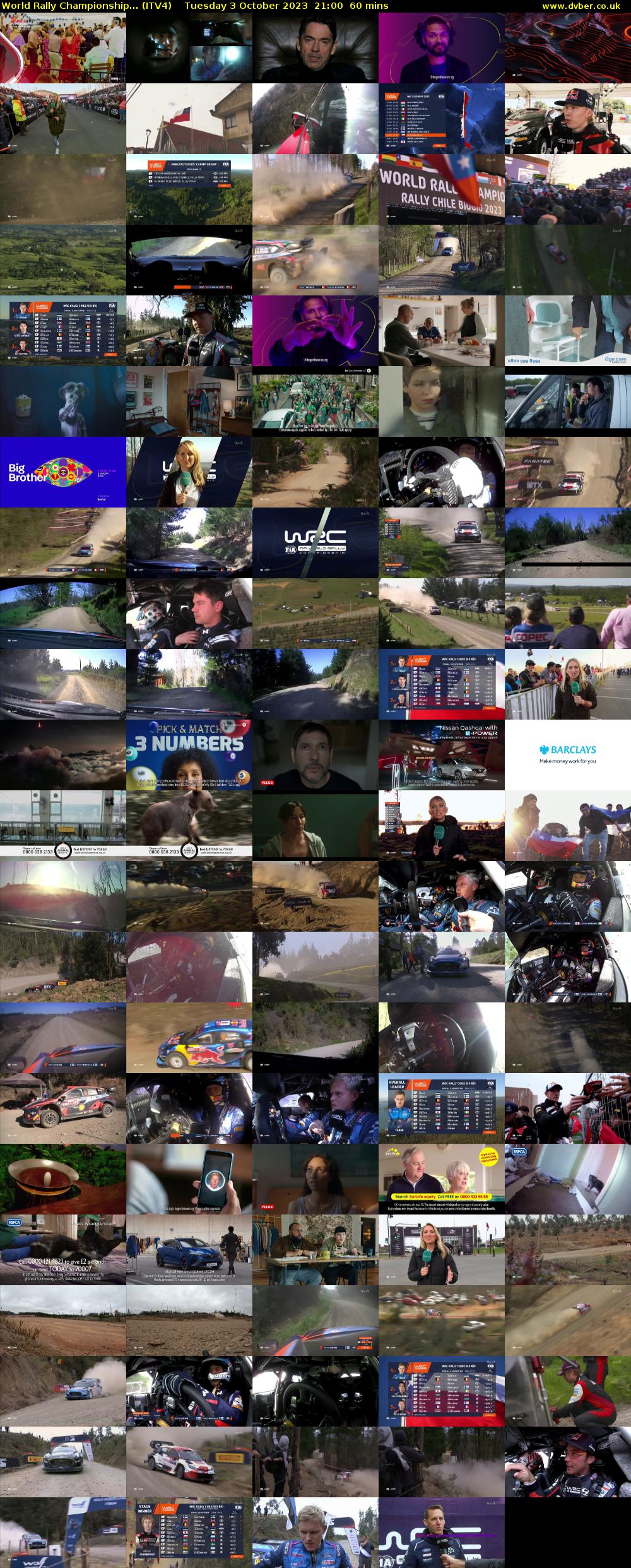 World Rally Championship... (ITV4) Tuesday 3 October 2023 21:00 - 22:00