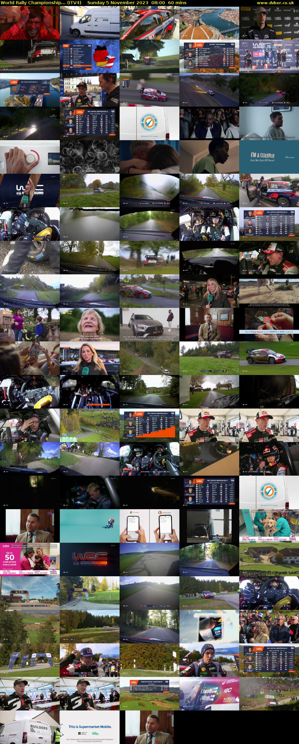 World Rally Championship... (ITV4) Sunday 5 November 2023 08:00 - 09:00