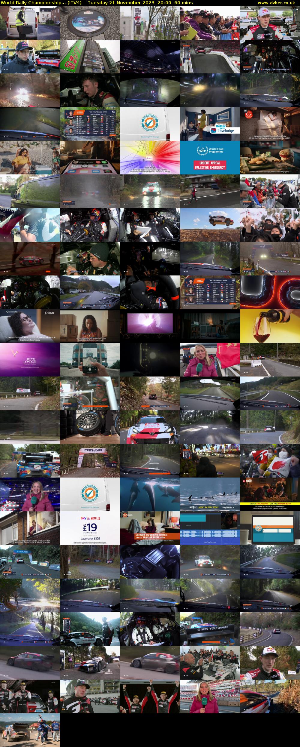 World Rally Championship... (ITV4) Tuesday 21 November 2023 20:00 - 21:00