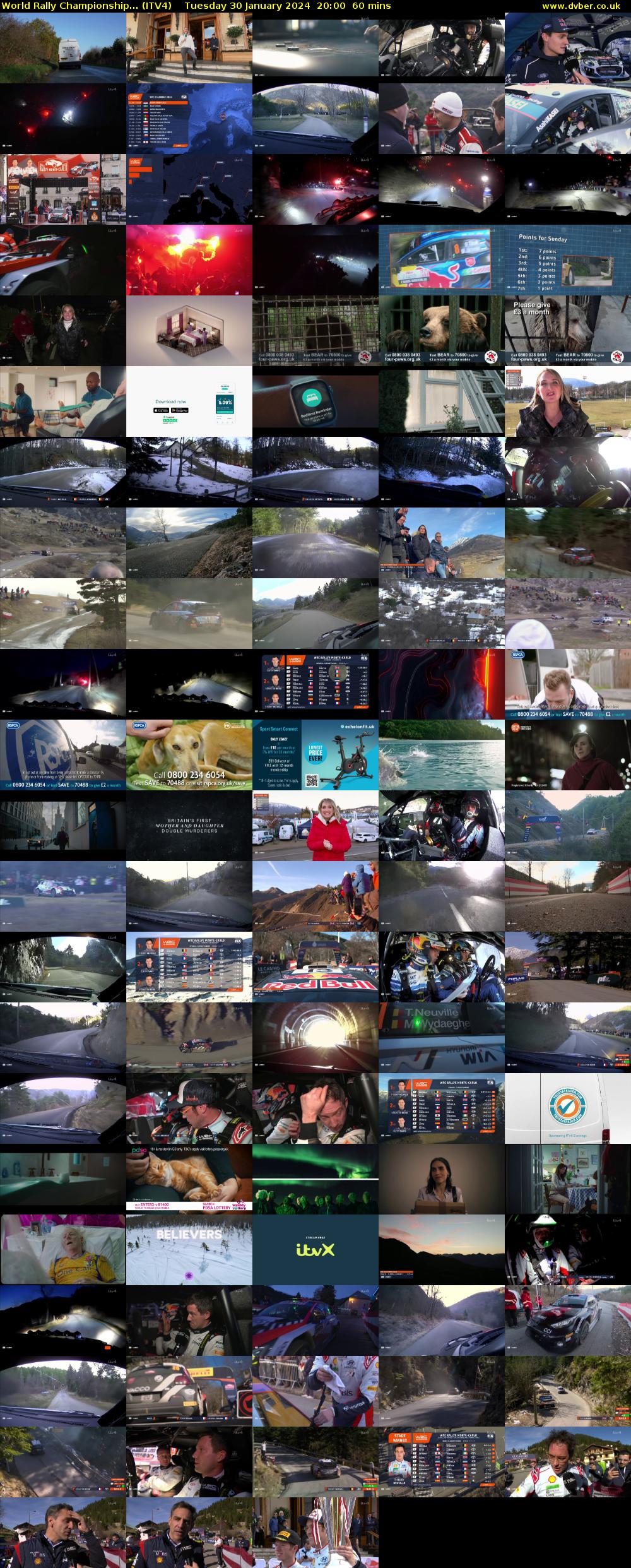 World Rally Championship... (ITV4) Tuesday 30 January 2024 20:00 - 21:00
